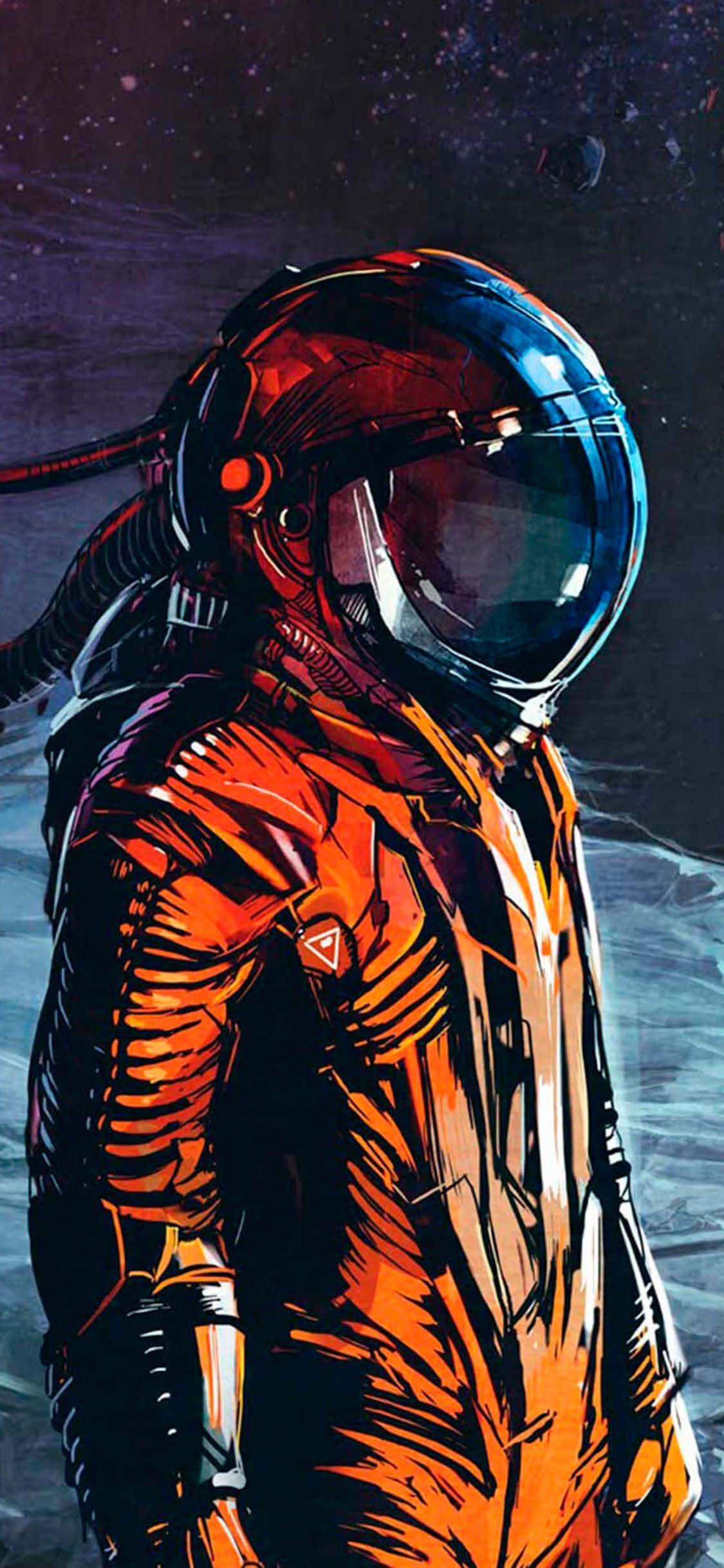 Tuntuuko sinusta, että olet toiselta planeetalta? Tutustu Astronaut iPhoneen! Taustakuvat