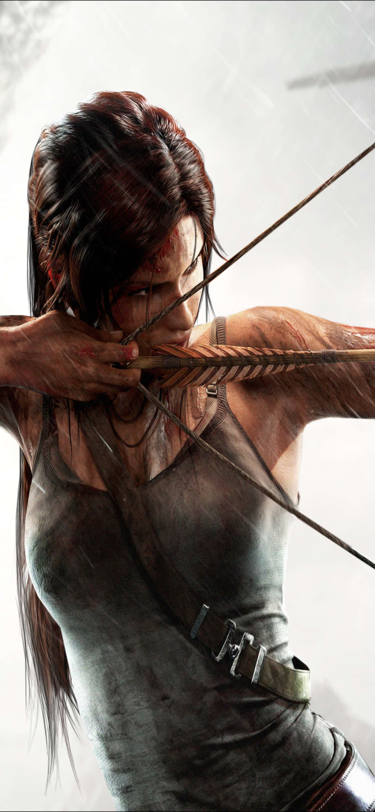 Tutki muinaisia raunioita Rise Of The Tomb Raiderissa iPhone Xs Maxilla Taustakuvat