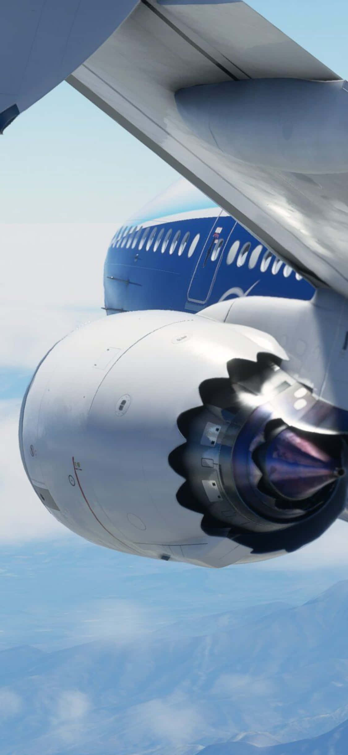 Tutki taivaita Microsoft Flight Simulatorilla iPhone XS:ssä Taustakuvat