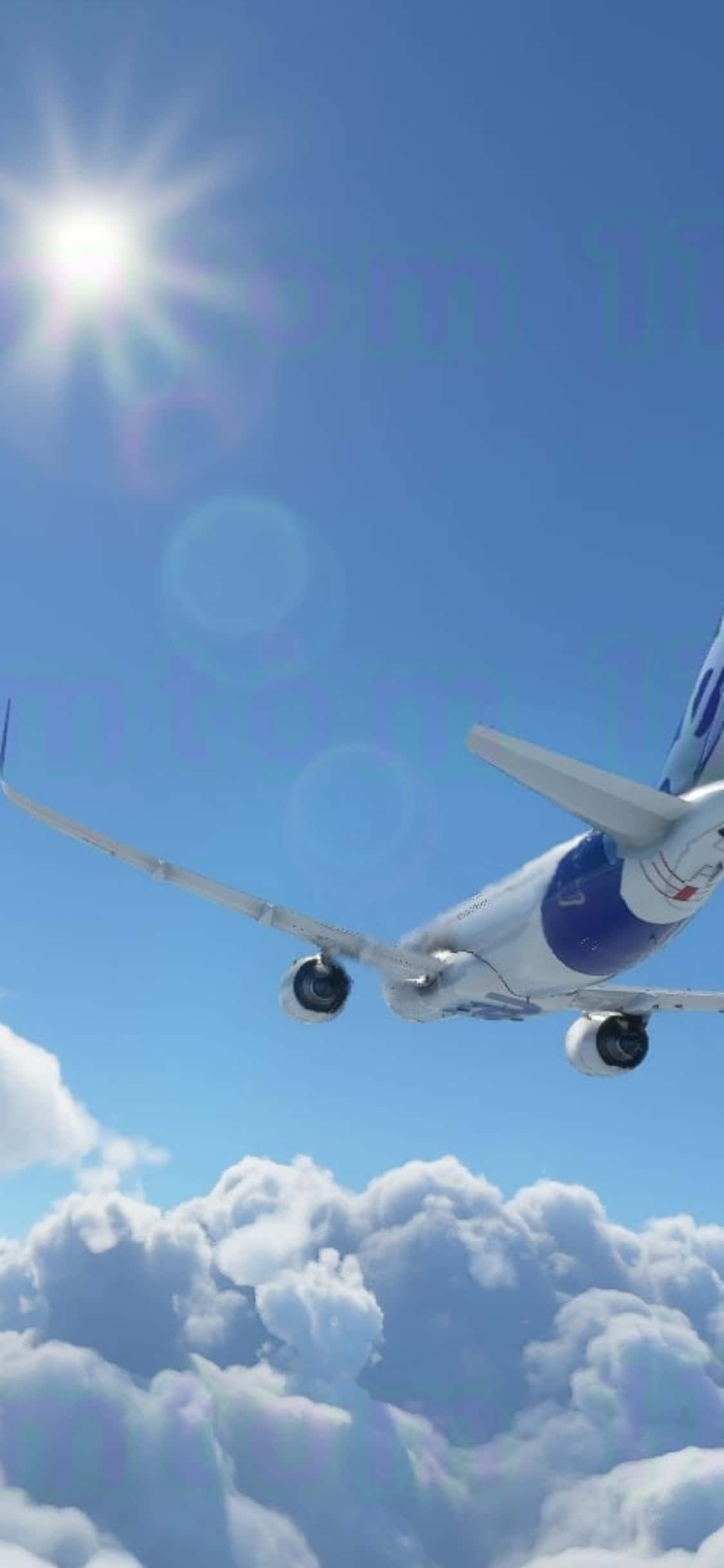 Tutki uusia maailmoja iPhone Xs Microsoft Flight Simulatorilla Taustakuvat