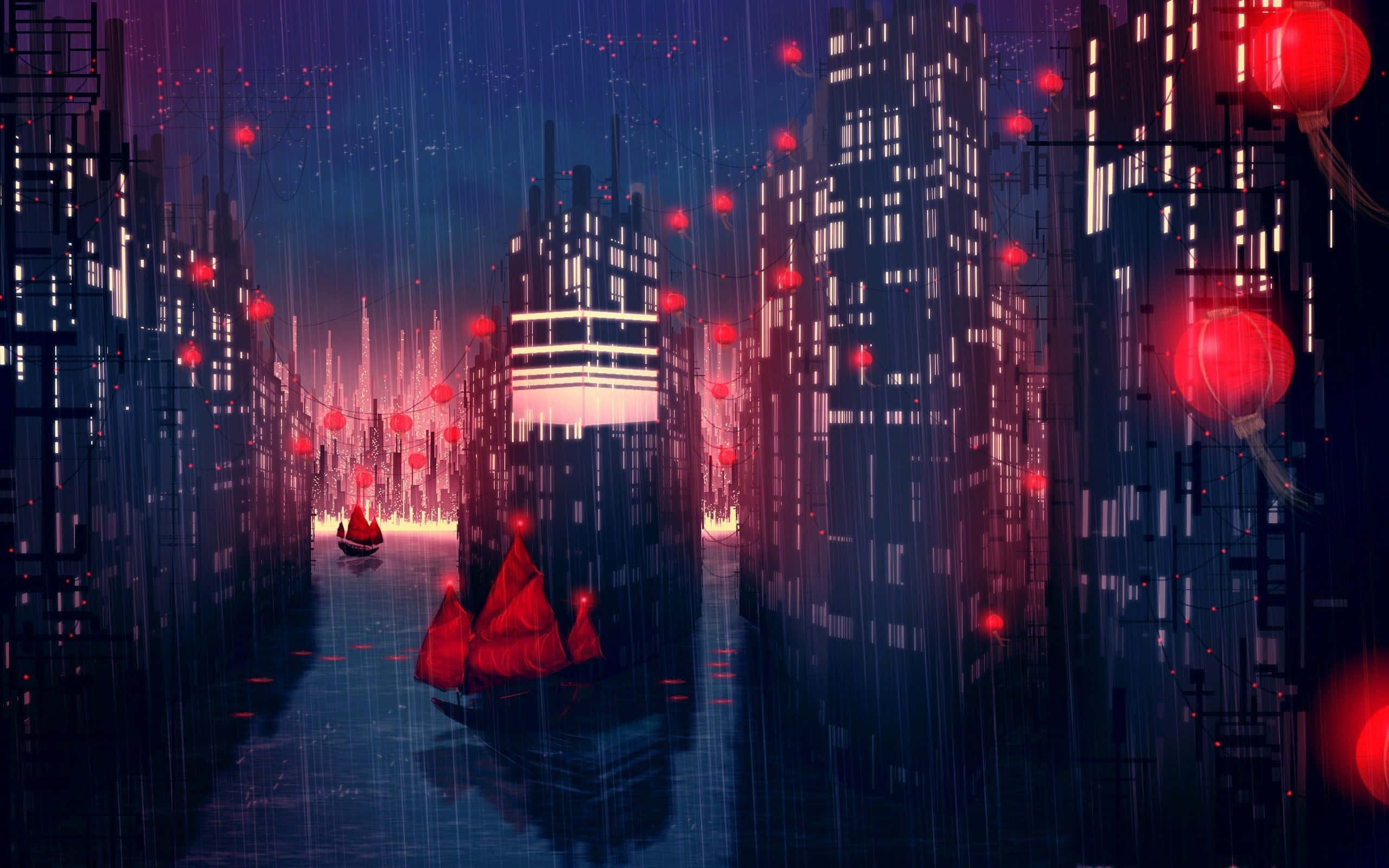 Tutustu Anime Cityn värikkääseen maailmaan! Taustakuvat