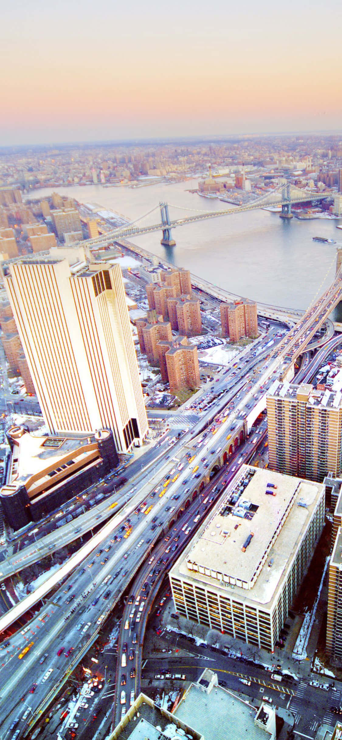 Tutustu eloisaan New Yorkin kaupunkiin uusimmalla iPhone X:llä Taustakuvat