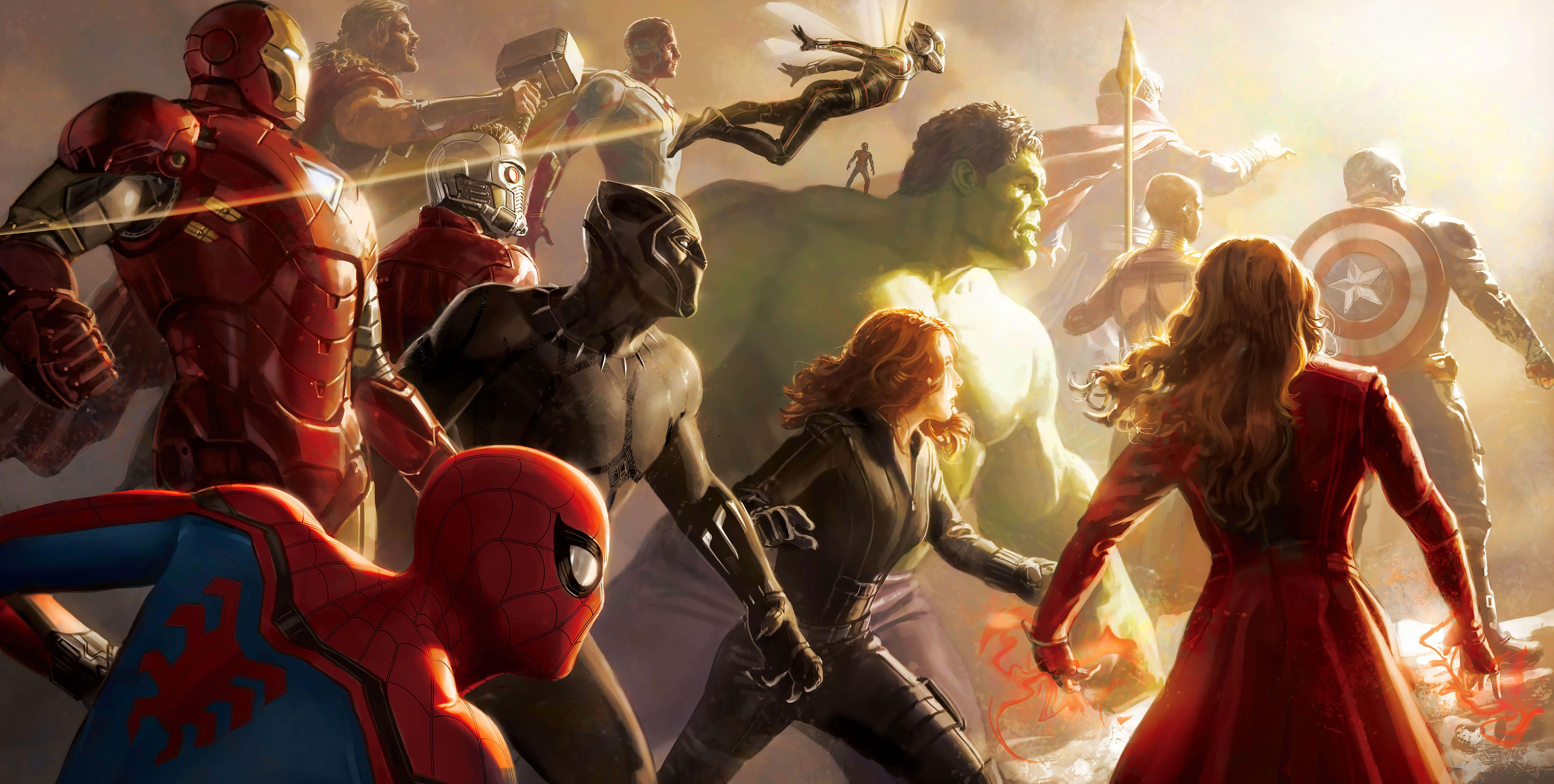 Tutustu Marvel-universumiin Taustakuvat
