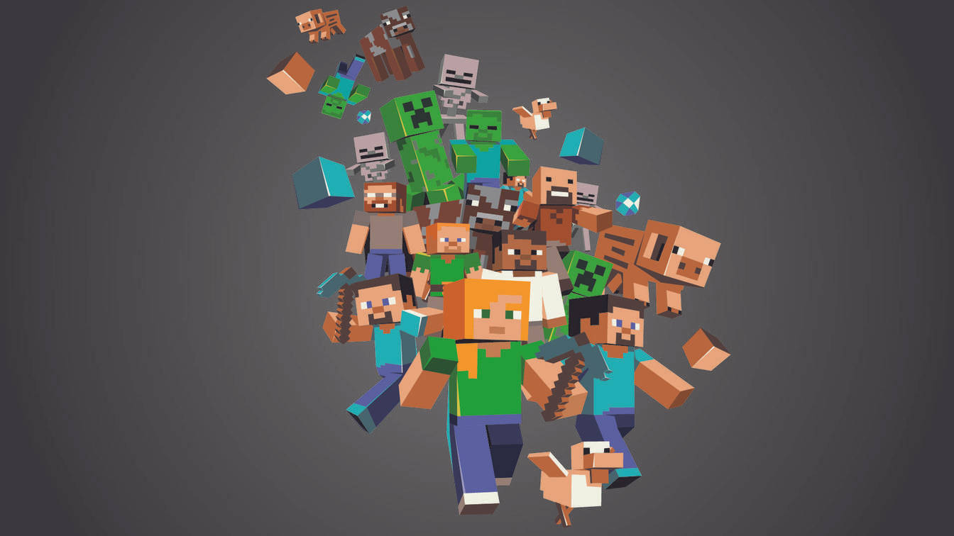 Tutustu Minecraft-hirviöiden ja -esineiden lumottuun maailmaan Taustakuvat