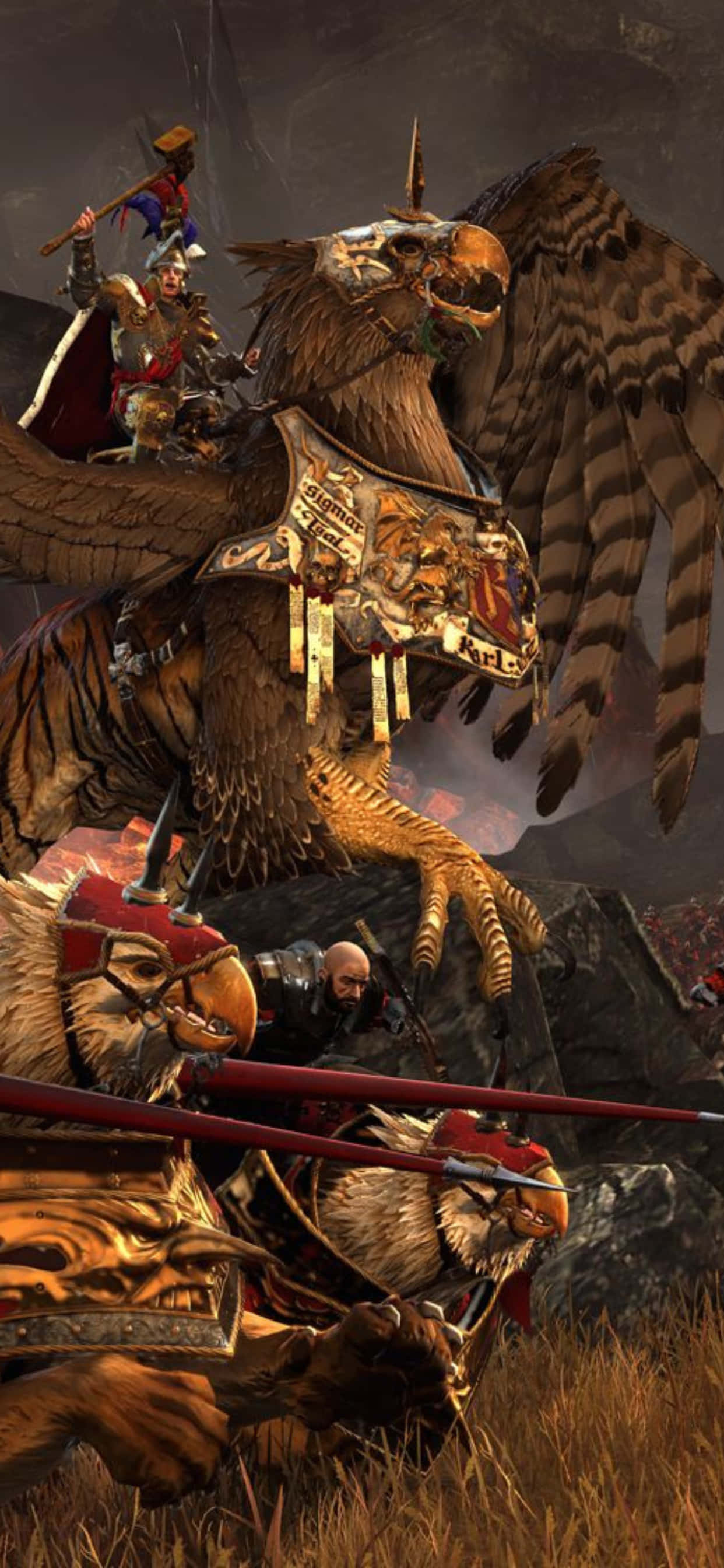 Tutustu muinaisten imperiumien maailmaan Total War Attilassa iPhone Xs Max -laitteellasi Taustakuvat