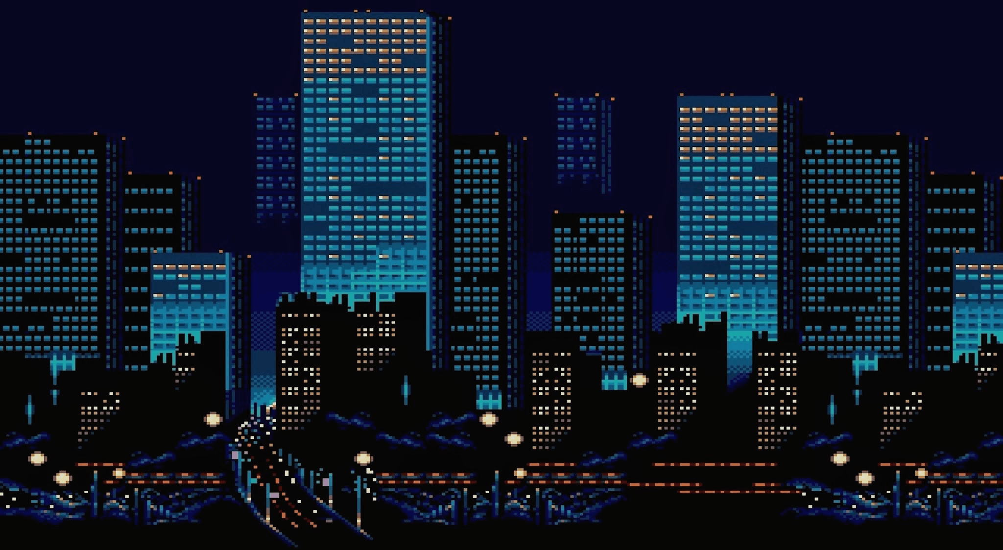 Tutustu Neon Cityn värikkääseen vilinään Taustakuvat