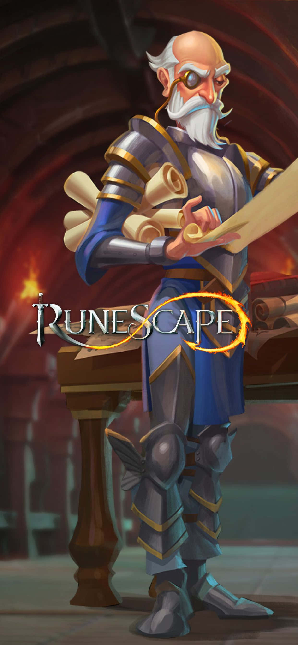 Tutustu Runescapen maailmaan iPhone Xs Maxilla Taustakuvat