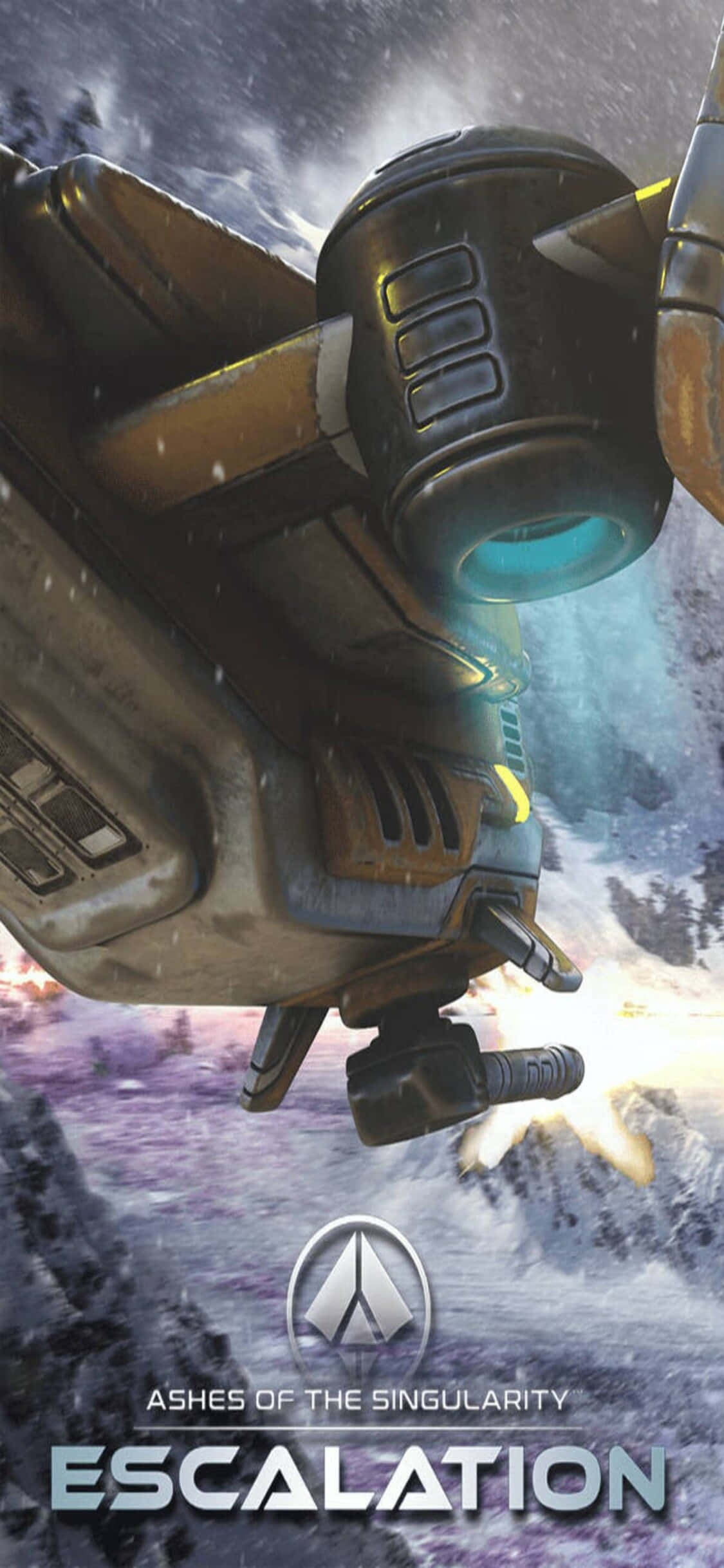 Tutustu upeisiin intergalaktisiin visuaaleihin pelistä Ashes of the Singularity iPhone X:lläsi Taustakuvat