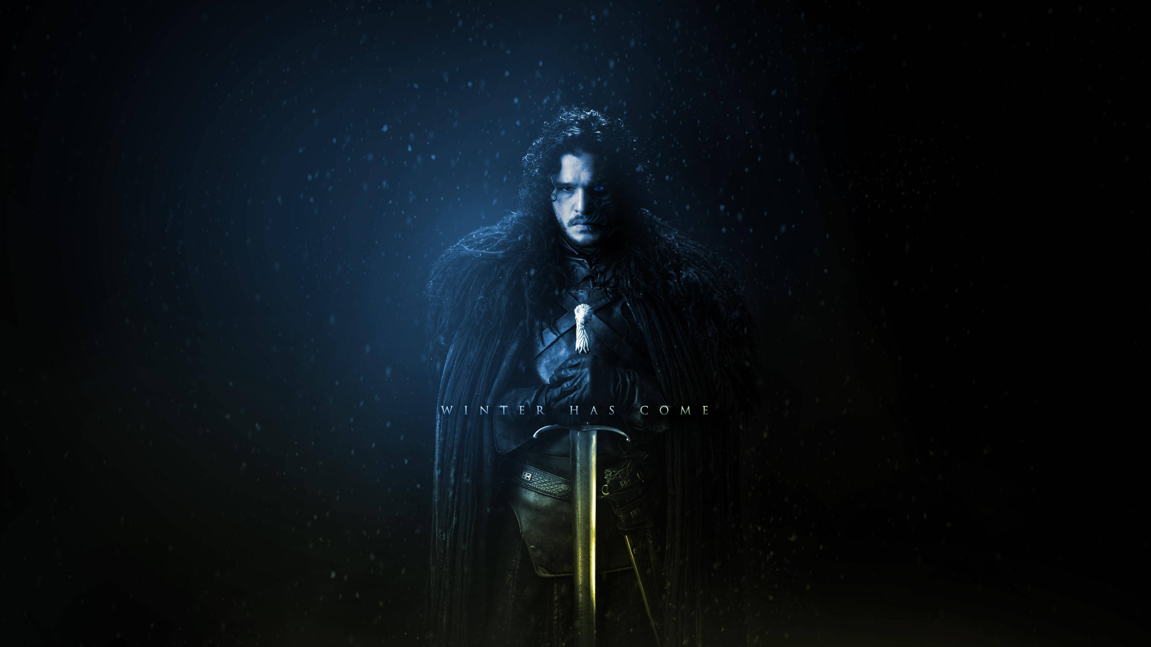 TV 4K Game Of Thrones Jon Snow Talvi On Tullut Taustakuvat