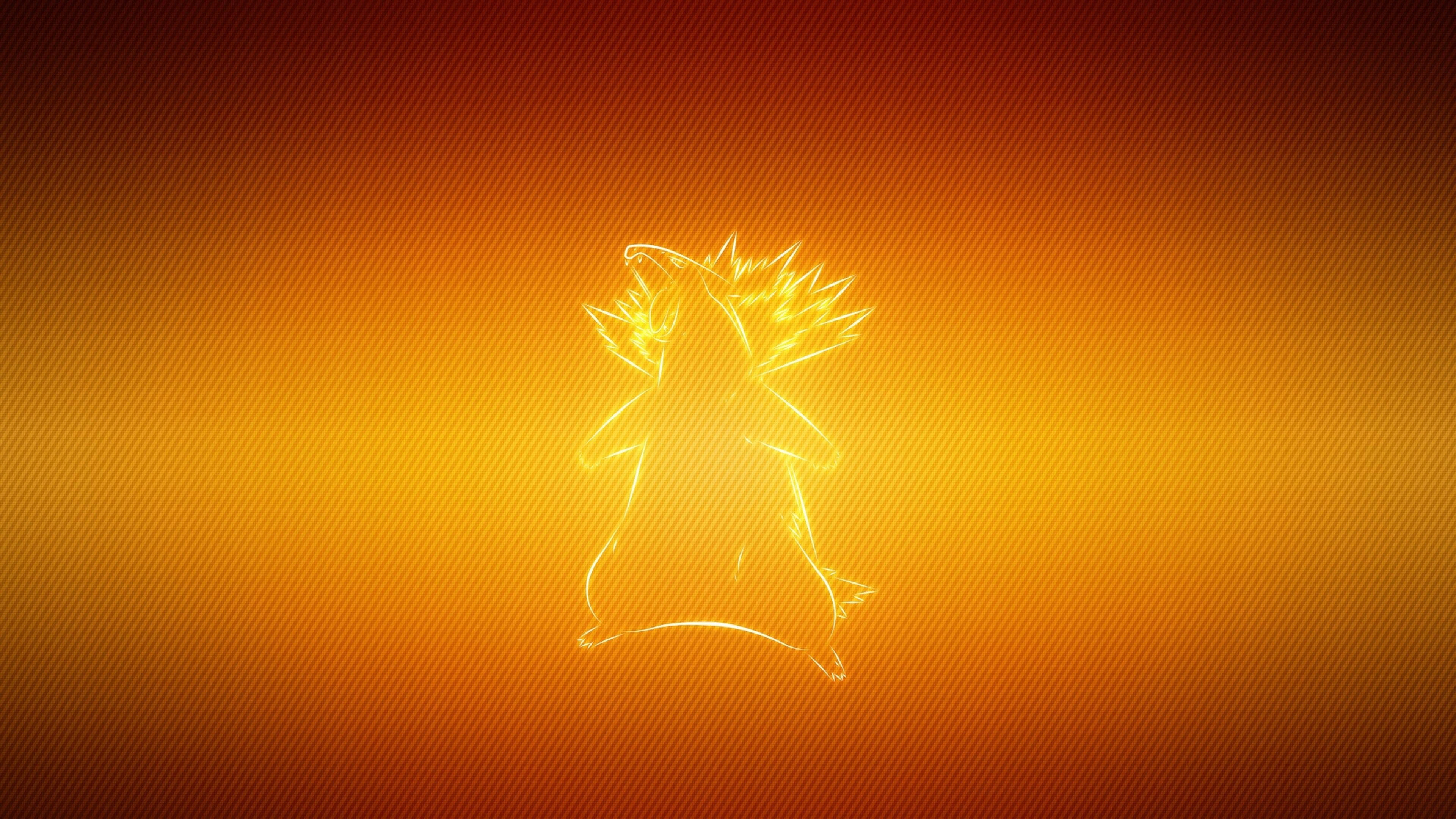 Typhlosion neonvalossa Taustakuvat