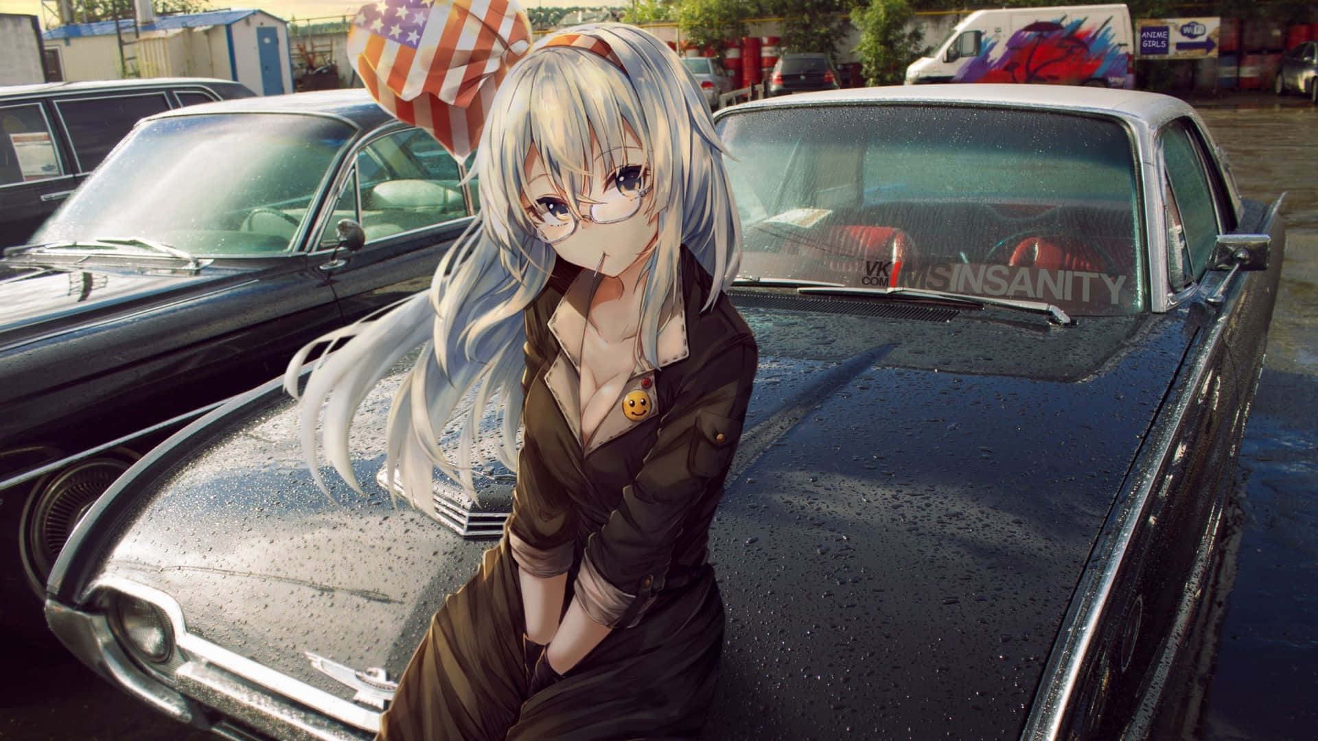 Tyyliä anime-henkisellä autolla Taustakuvat