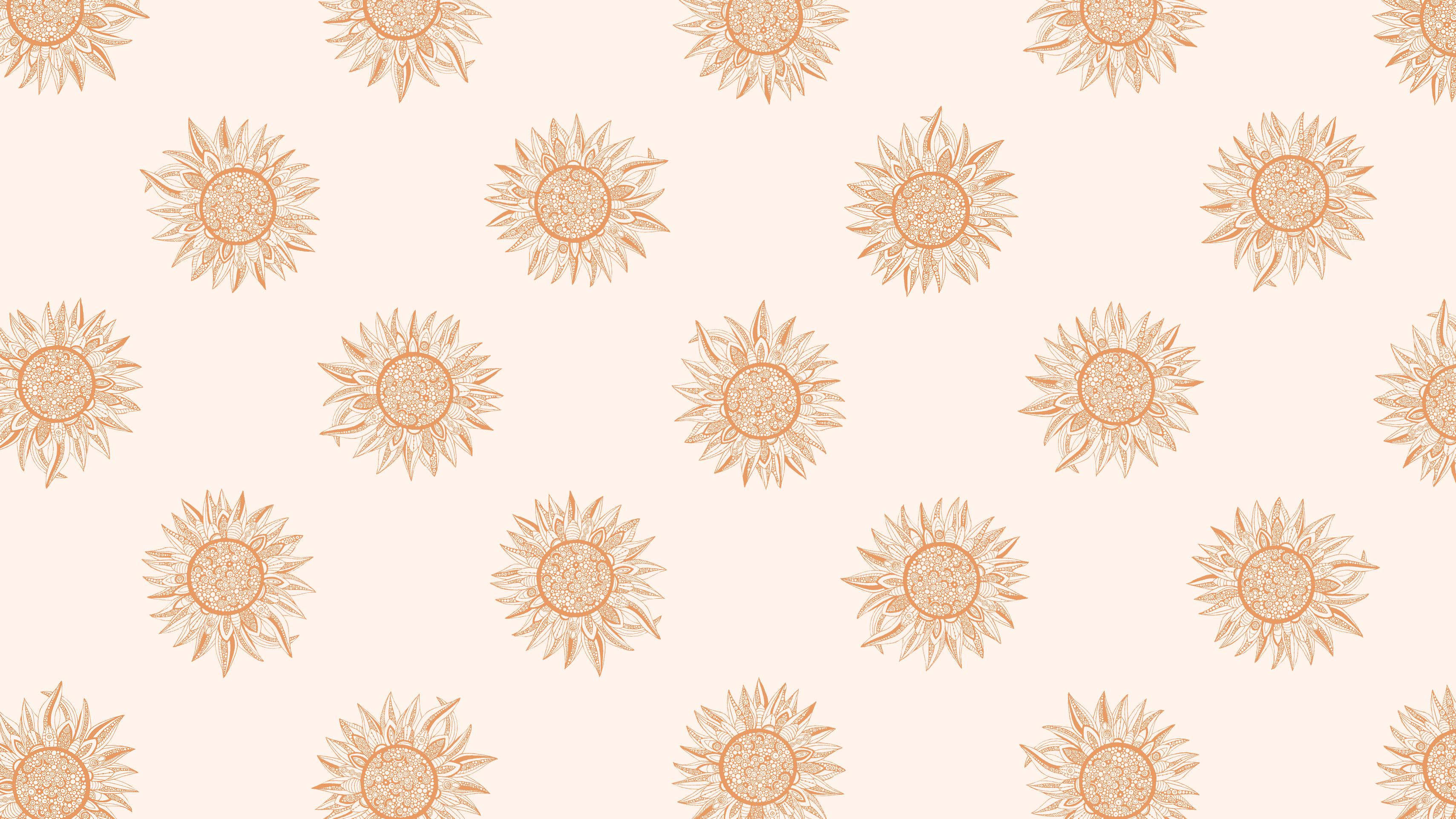 Tyylikäs auringonotos beige esteettinen kannettava Taustakuvat