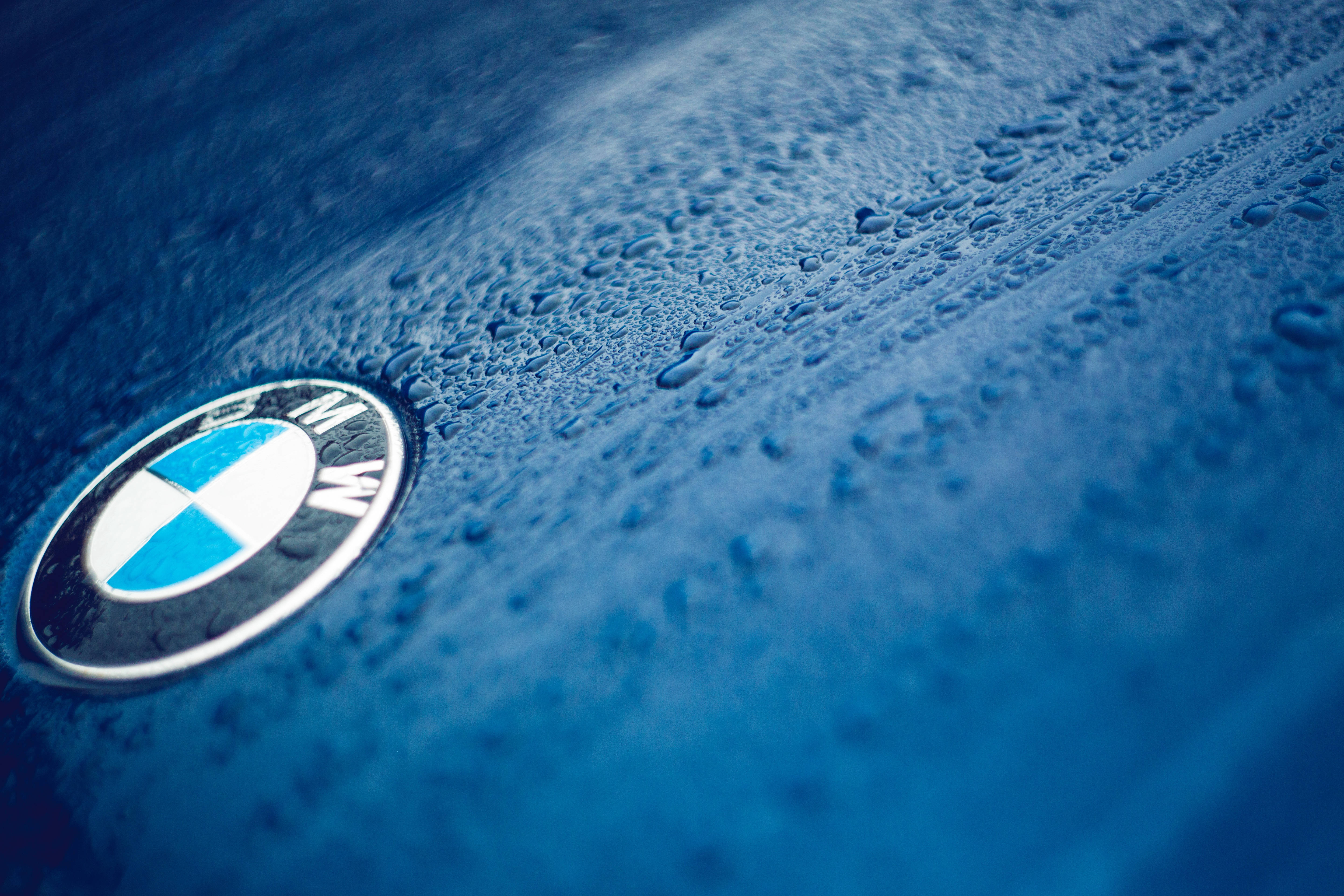 Tyylikäs BMW-auton logo sinisenä Taustakuvat