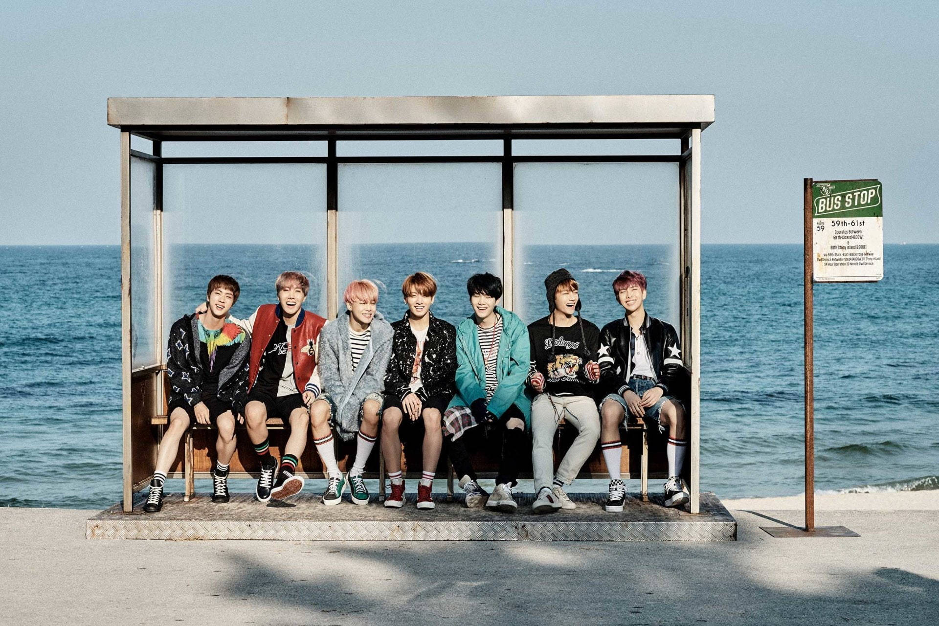 Tyylikäs BTS-kannettavan Spring Day -taustakuva Taustakuvat