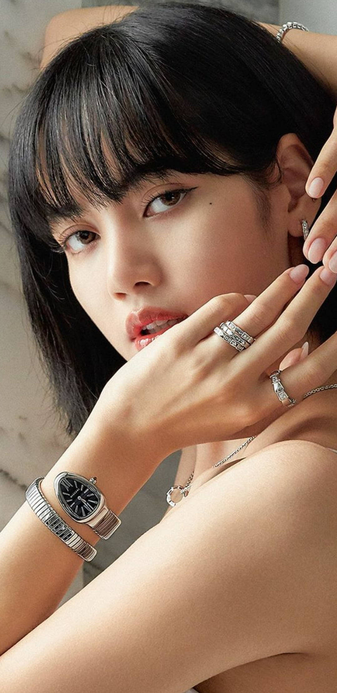 Tyylikäs BVLGARI Lisa Blackpink HD Taustakuvat