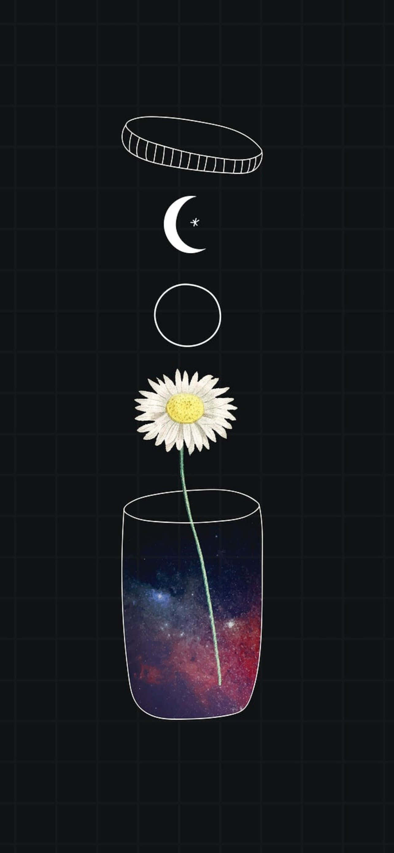 Tyylikäs geometrinen iPhone-taustakuva Taustakuvat