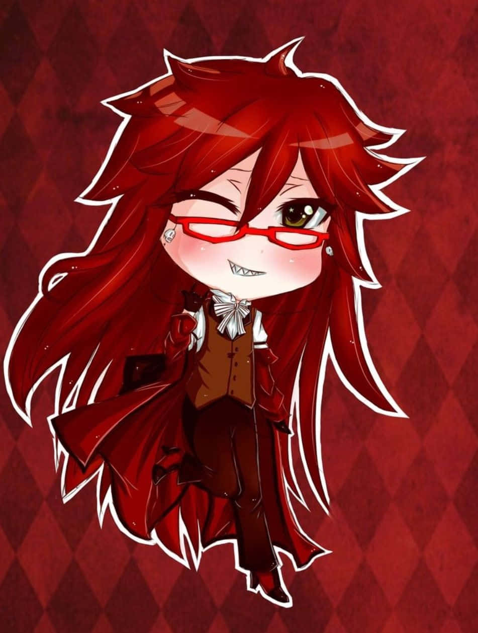 Tyylikäs Grell Sutcliff poseeraa itsevarmasti Taustakuvat