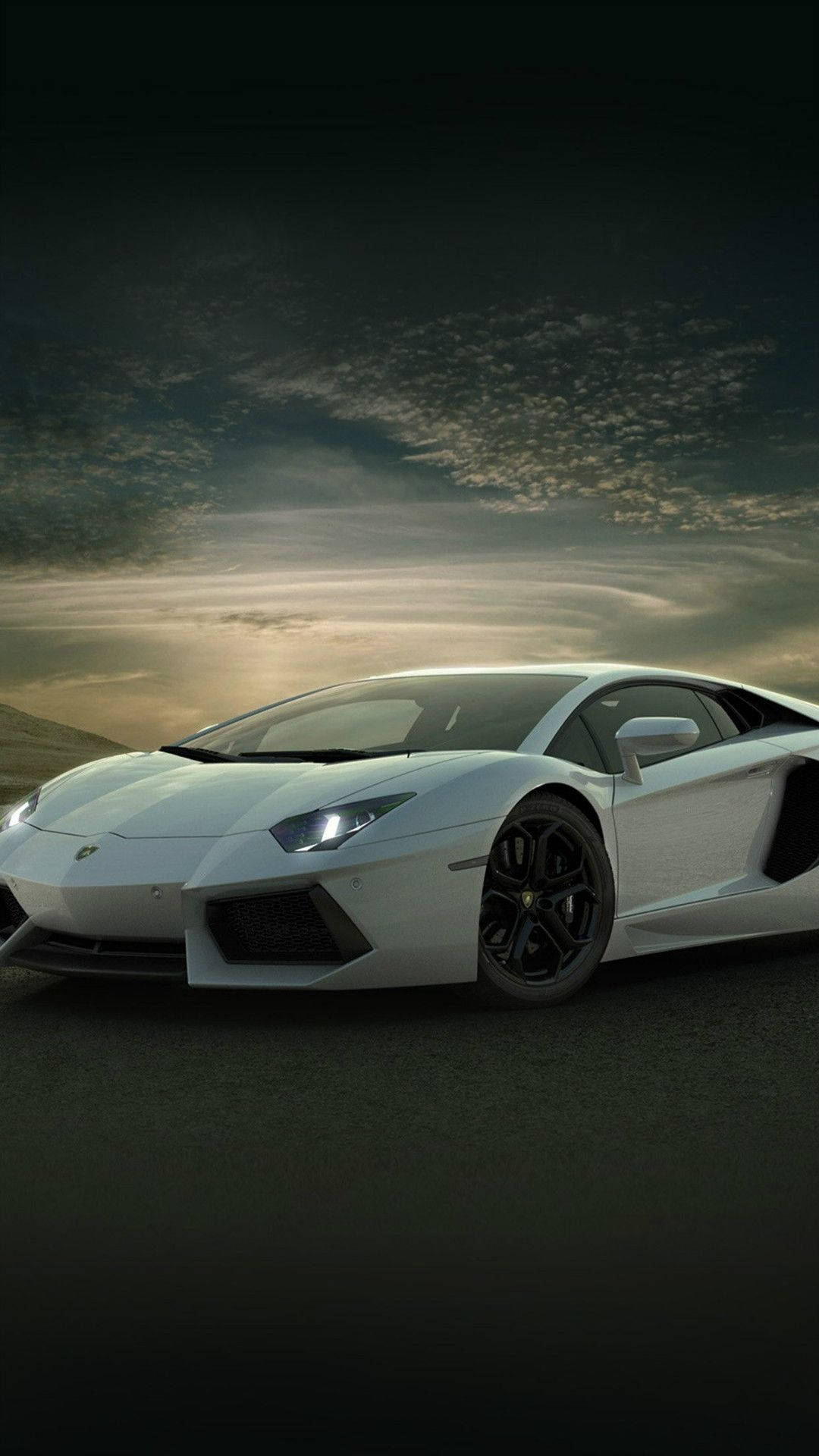 Tyylikäs iPhone Lamborghini -teema Taustakuvat