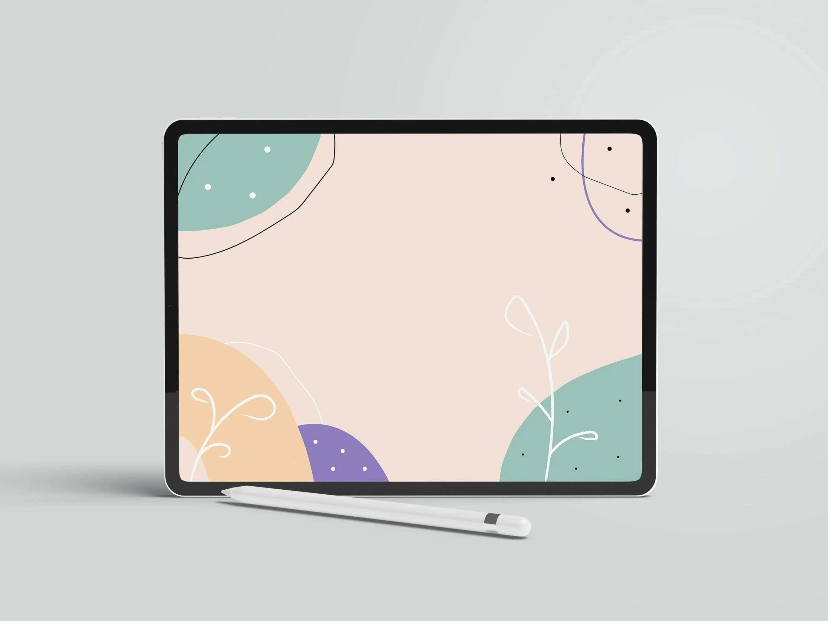 Tyylikäs ja moderni esteettinen iPad Taustakuvat