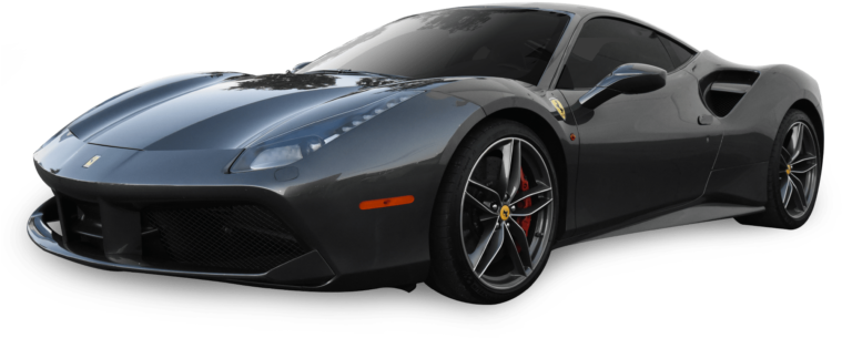 Tyylikäs musta Ferrari- superauto Taustakuvat