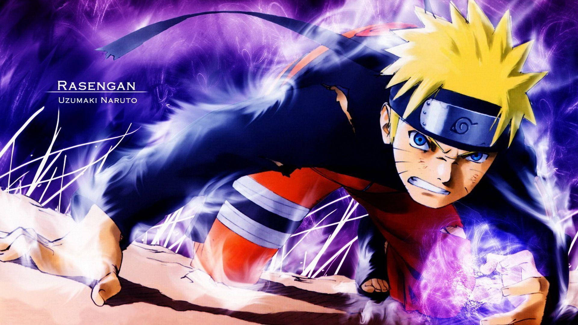 Tyylikäs Naruto Rasengan -taideteos Taustakuvat