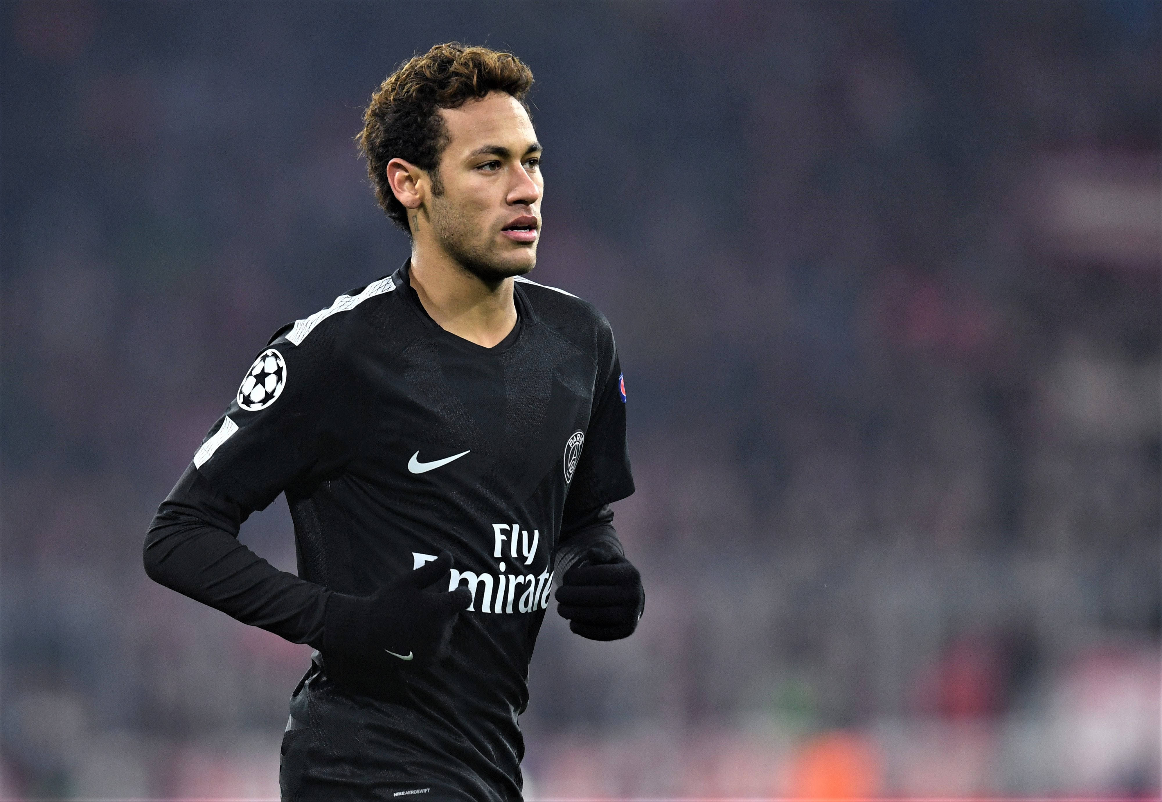 Tyylikäs Neymar Jr UEFA Champions League Taustakuvat
