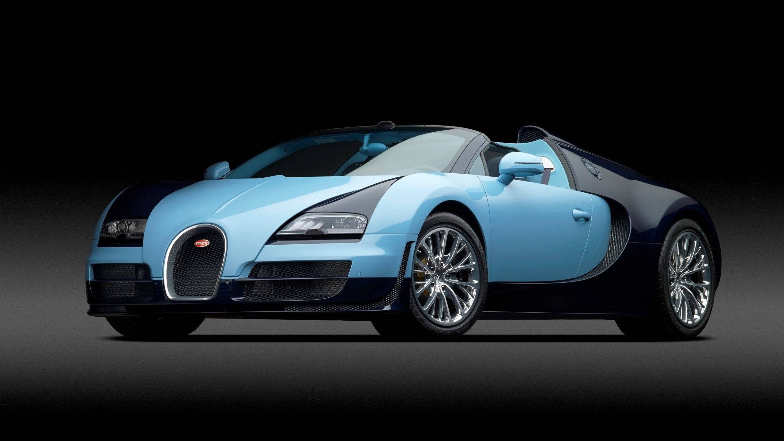 Tyylikäs sininen Bugatti Veyron Taustakuvat
