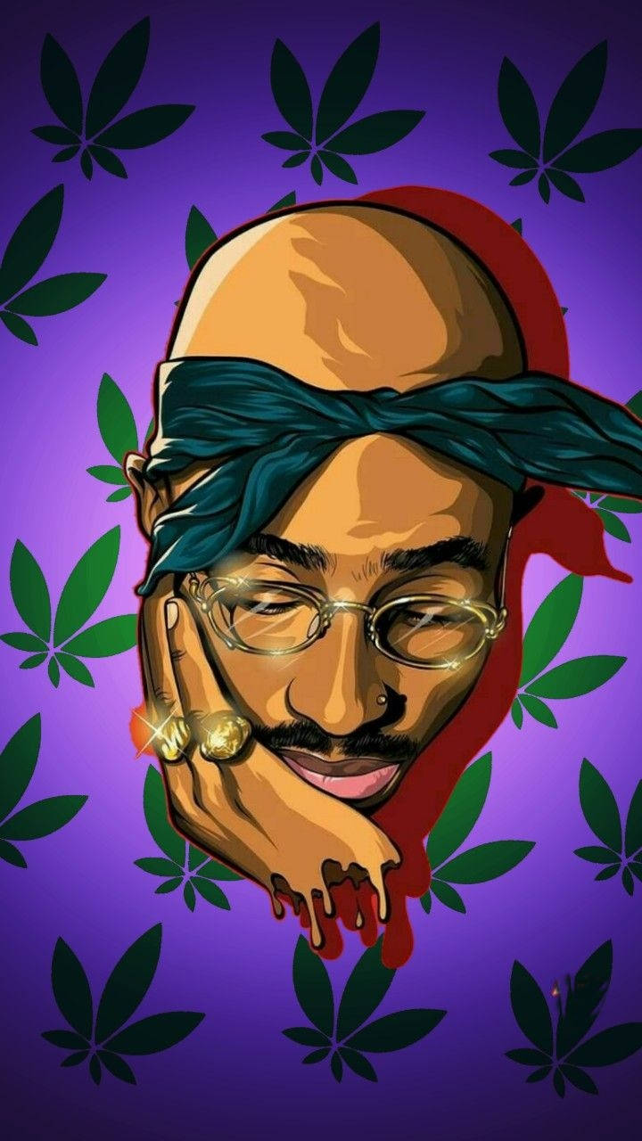 Tyylikäs Tupac iPhonen taustakuva Taustakuvat