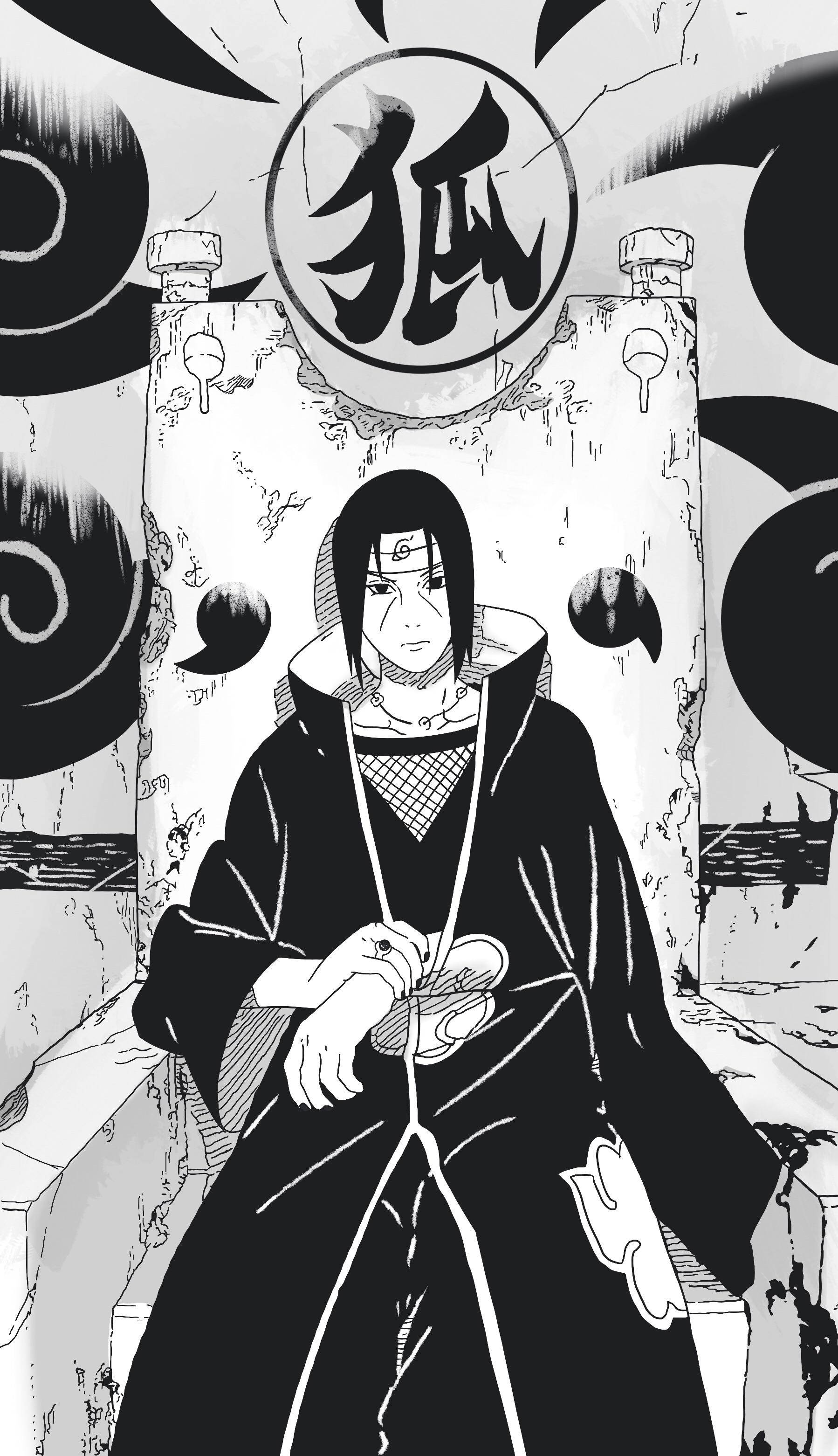 Uchiha Itachi Manga-paneeli Taustakuvat