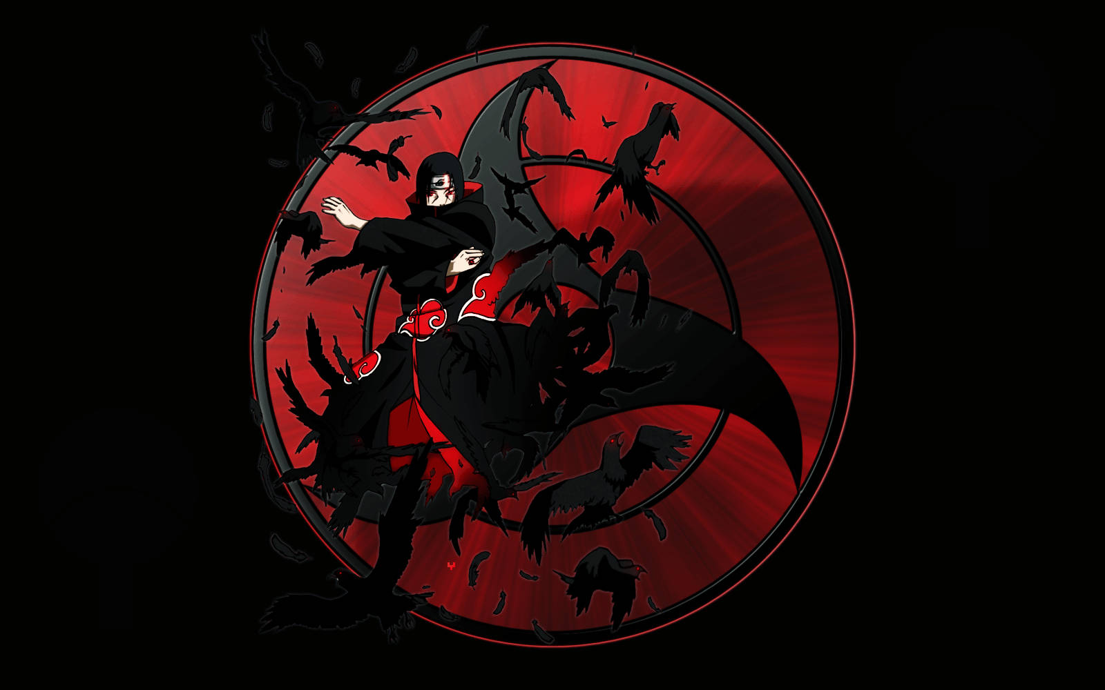1600x1000 Naruto Itachi -taustakuva
