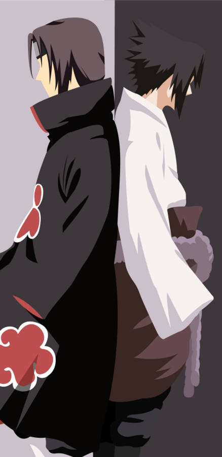Uchiha-veljekset Naruto Puhelin Taustakuvat