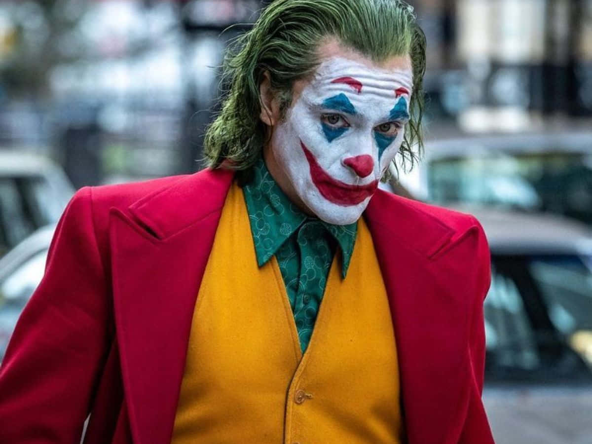 Uhkaava katse synkkään Jokeriin Taustakuvat