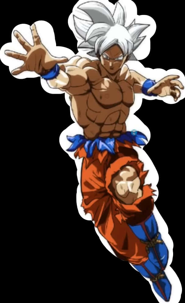 Ultra Instinct Goku - Toiminta-asento Taustakuvat