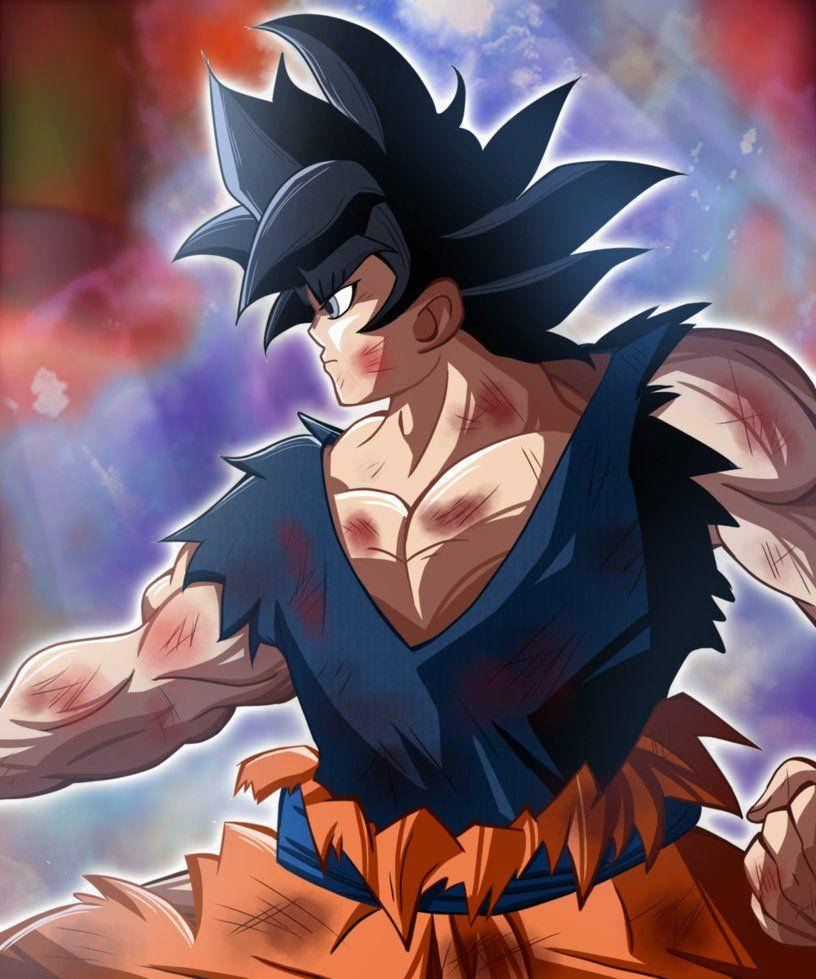 Ultra Instinct Goku taisteluasennossa Taustakuvat