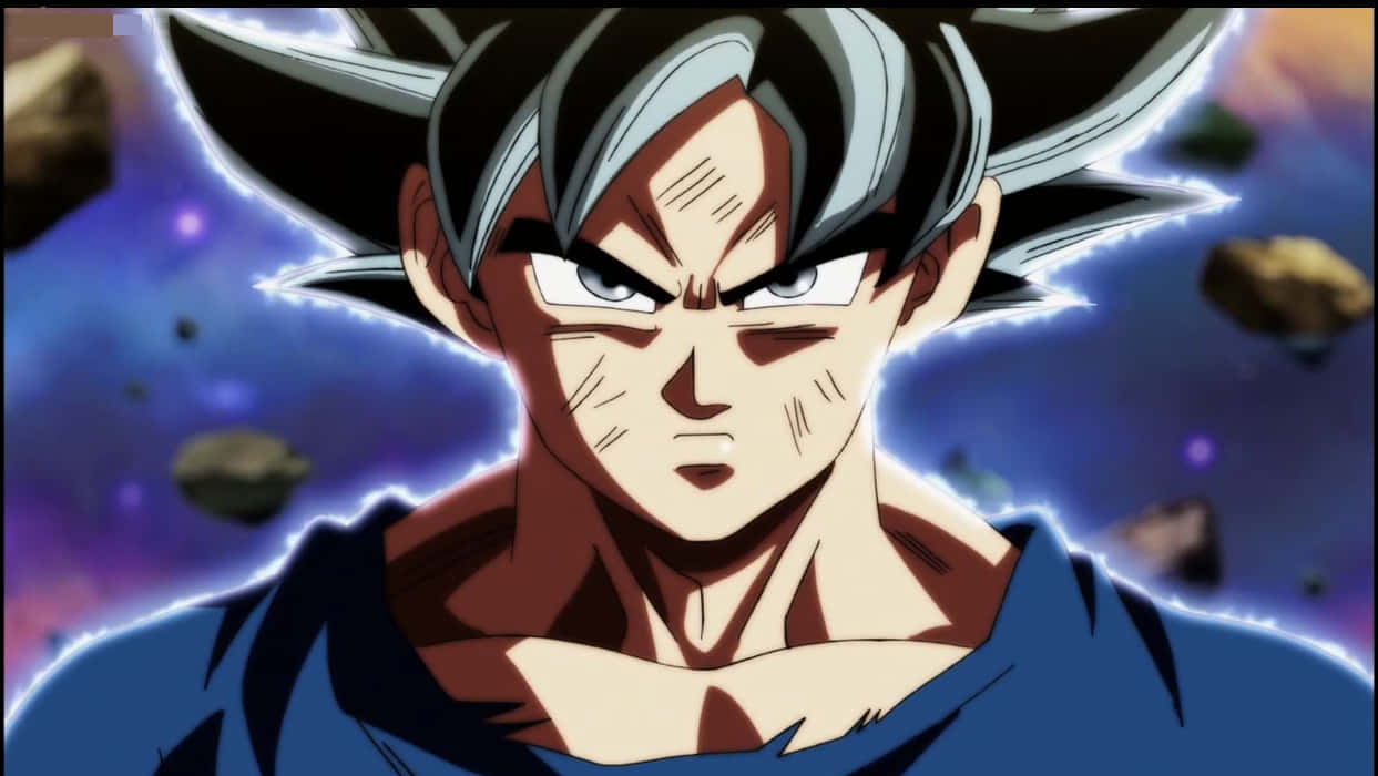 Ultra Instinct Goku intensiivinen tuijotus Taustakuvat