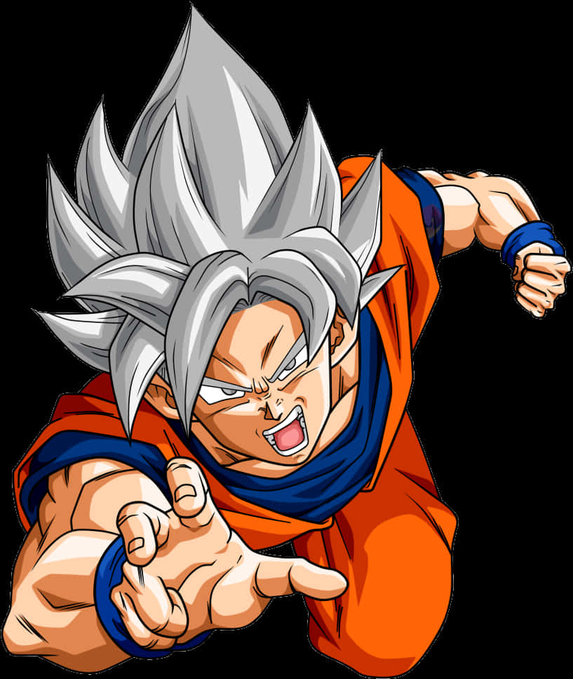 Ultra Instinct Goku - toimintaposeeraus Taustakuvat