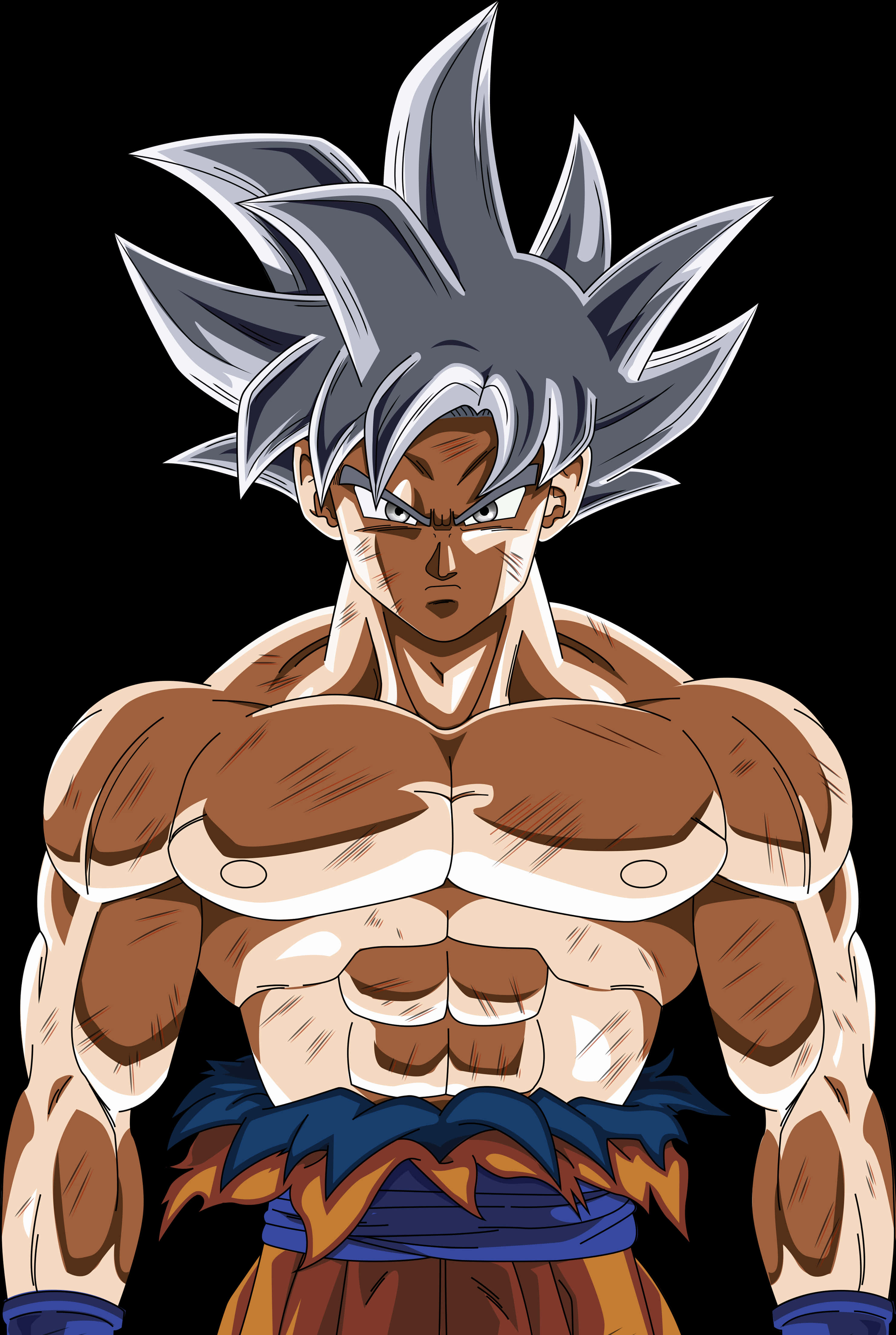Ultra Instinct Goku Voima-asento Taustakuvat