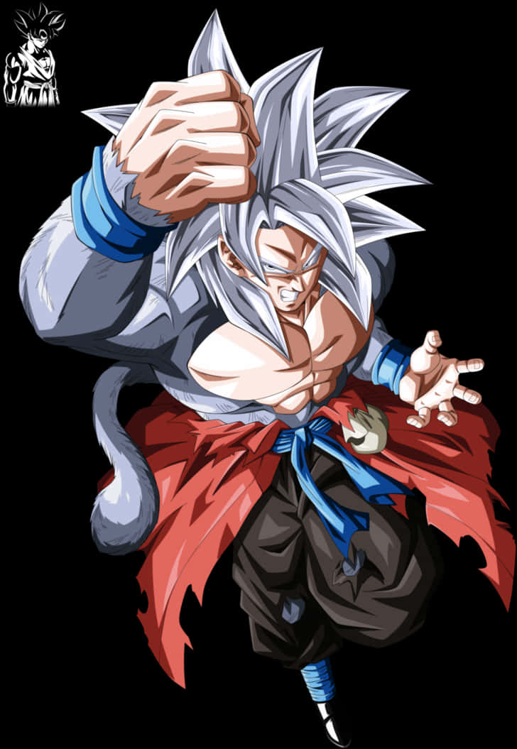 Ultra Instinct Goku Voima-asento Taustakuvat