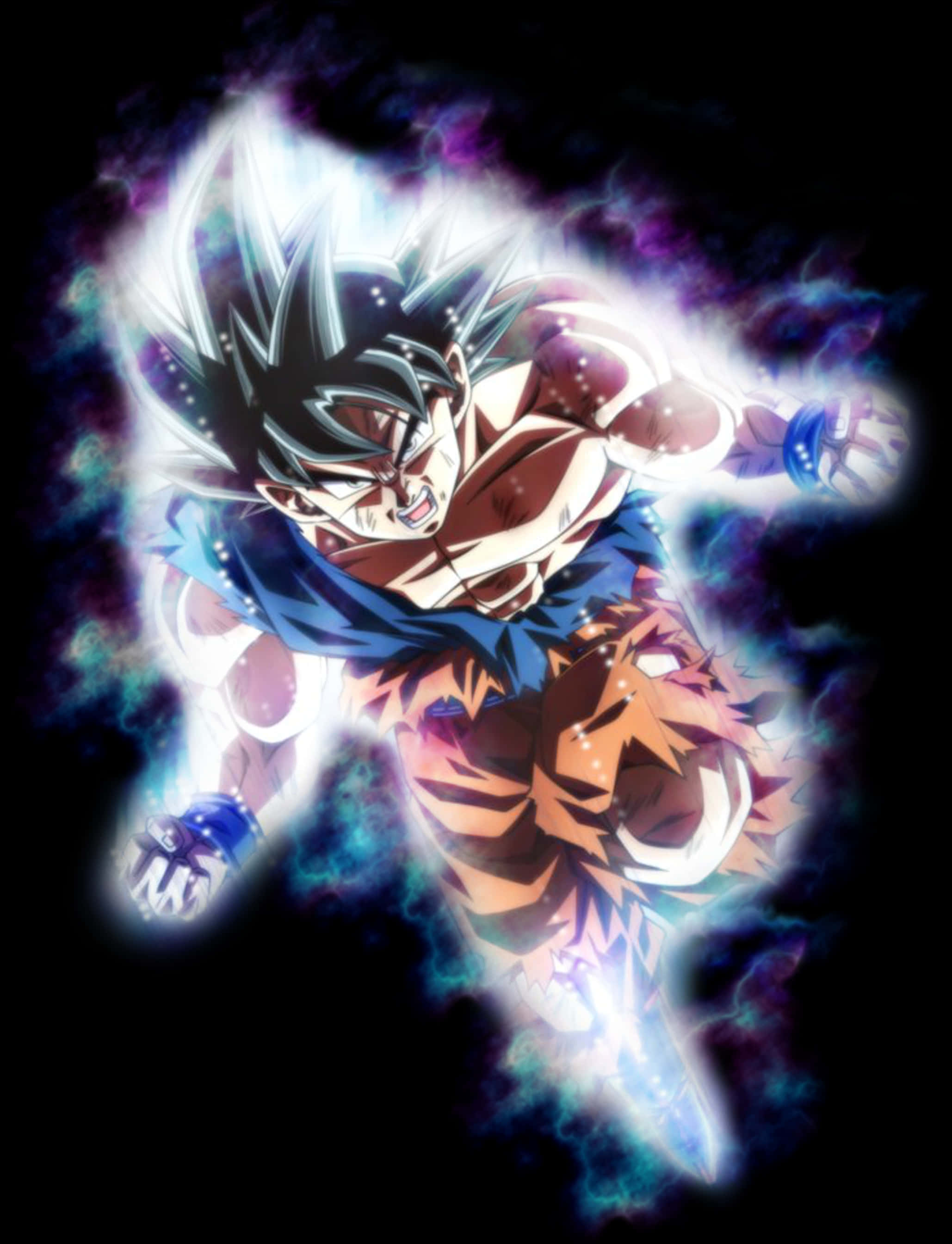 Ultra Instinct Goku voimasädekehä Taustakuvat