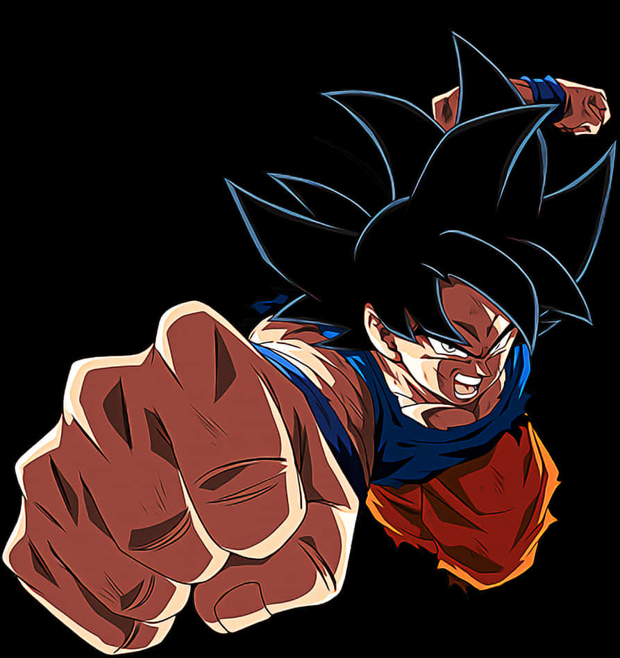 Ultra Instinct Gokun Voimakas Isku Taustakuvat