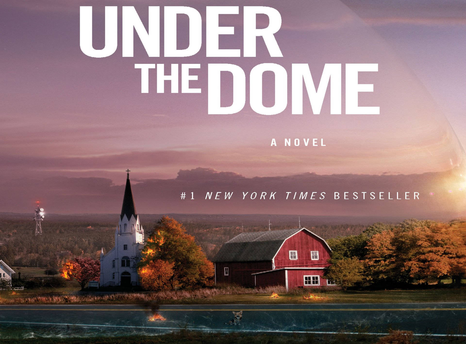Under The Dome - Kirjan kansi Taustakuvat