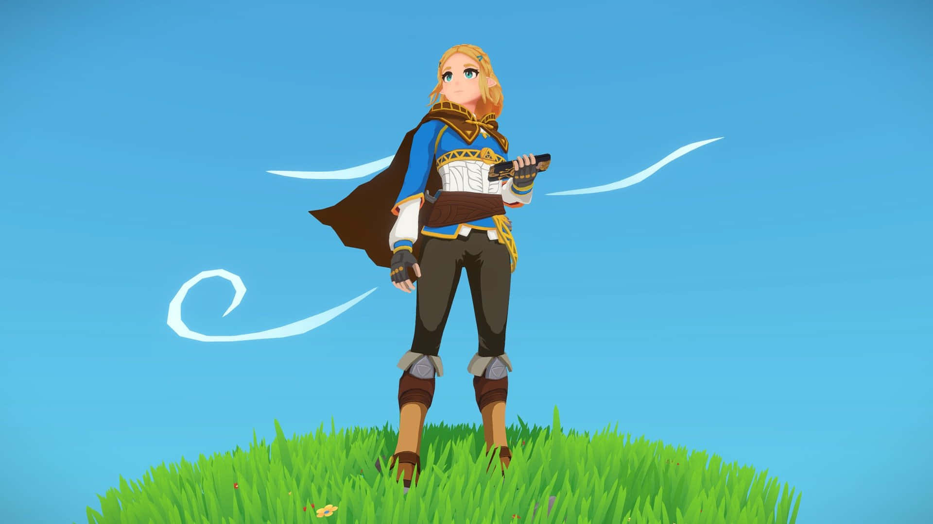 Unohda maailma, lähdetään pelaamaan ja tutkimaan Zelda-pelin henkeäsalpaavia uusia maita! Taustakuvat