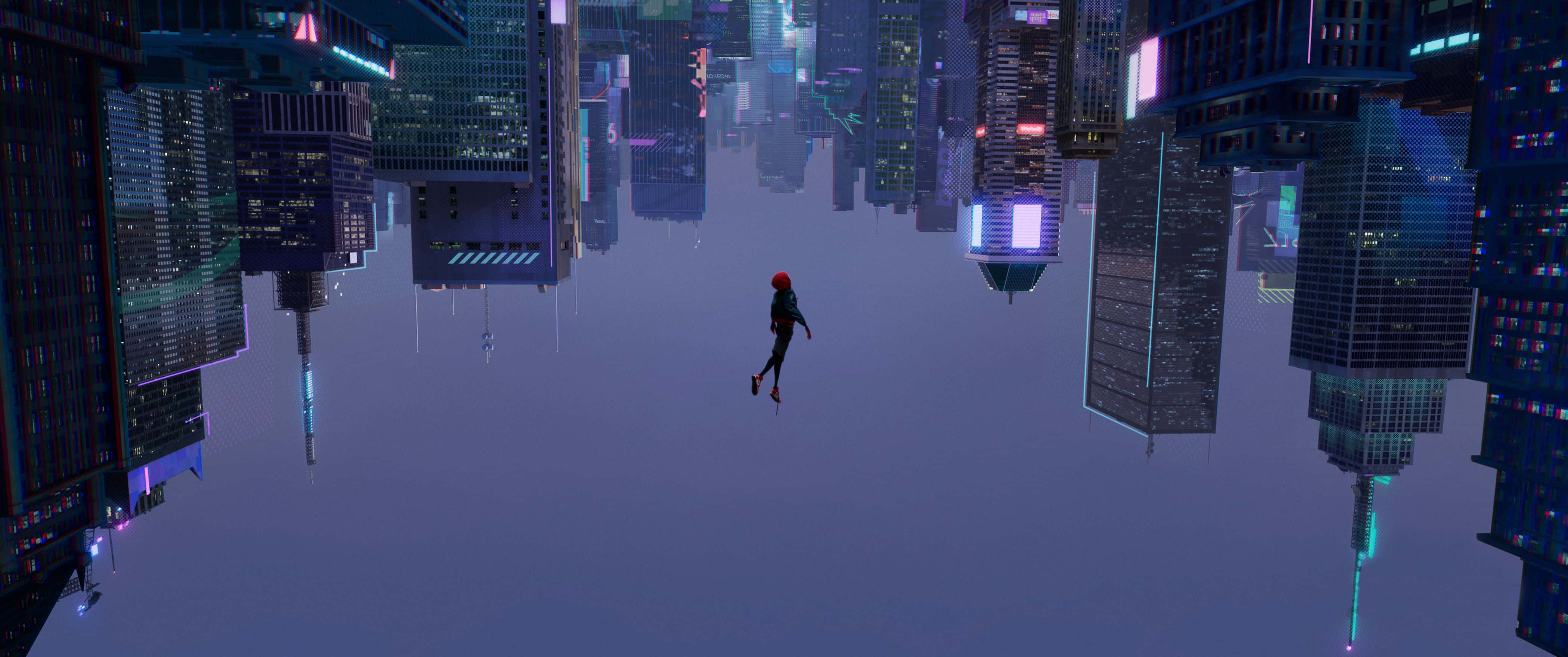 Upea 4K Spider-Man -taustakuva elokuvasta Spider-Man: Into the Spider-Verse Taustakuvat