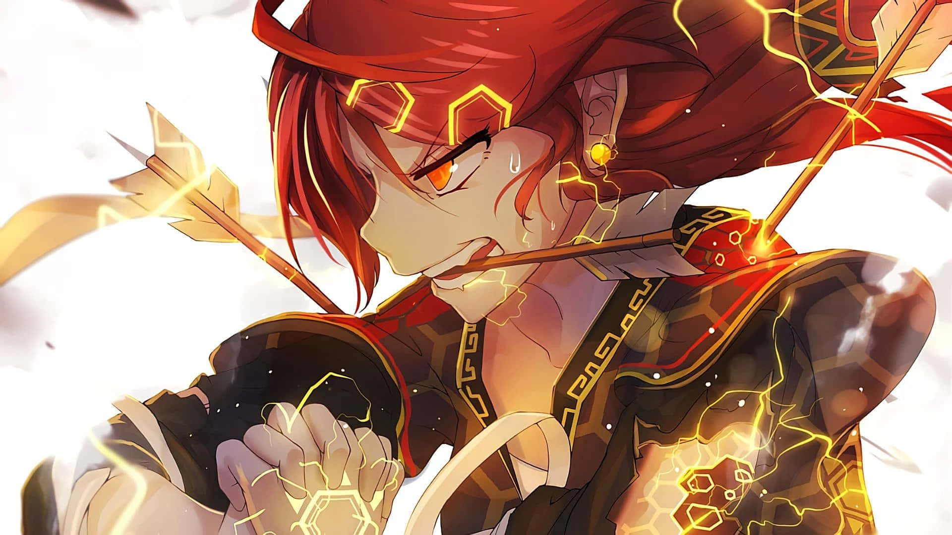 Upea anime-taiteen teos Taustakuvat