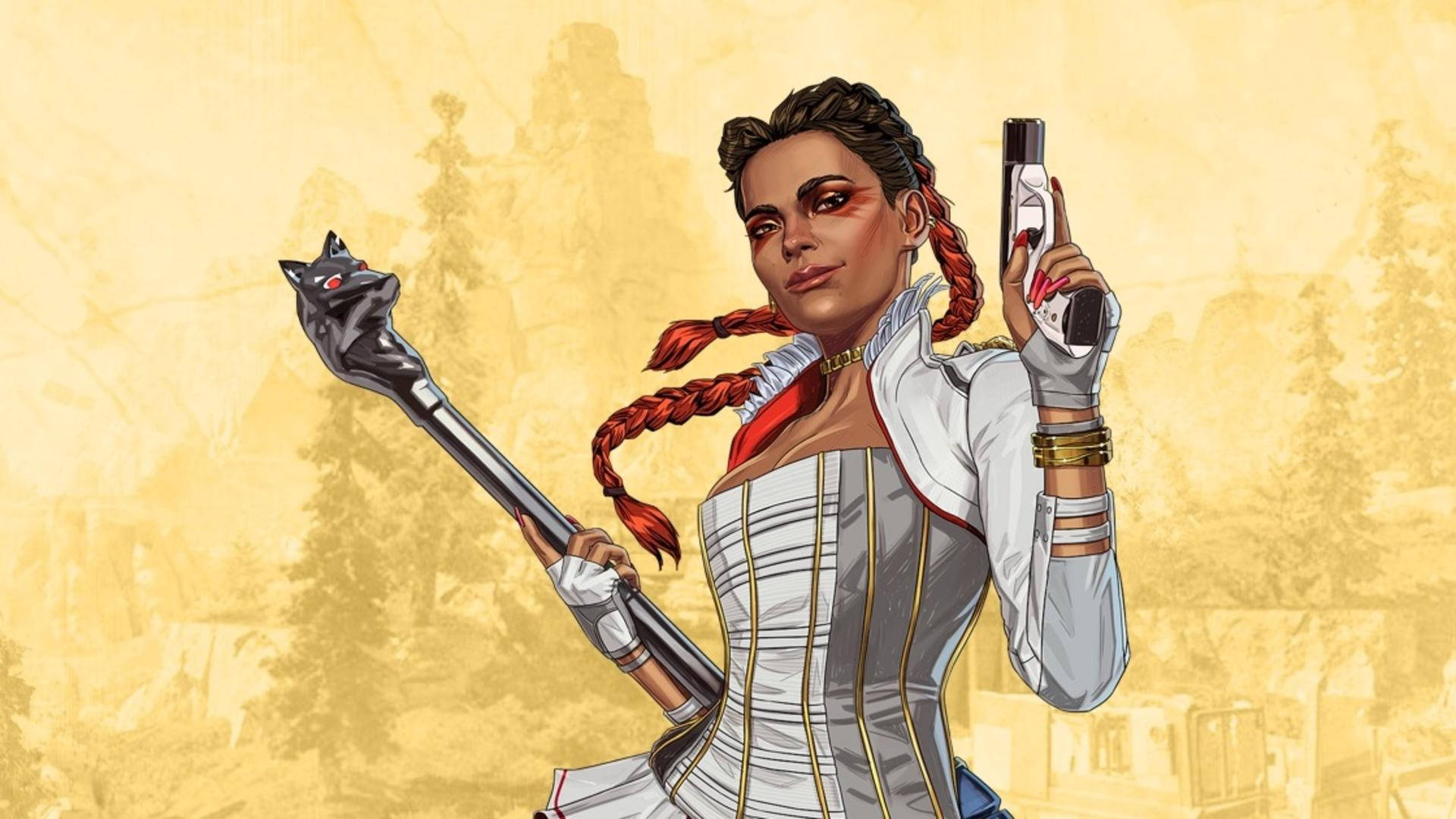 Upea Apex Legends Loba -grafiikkataideteos Taustakuvat
