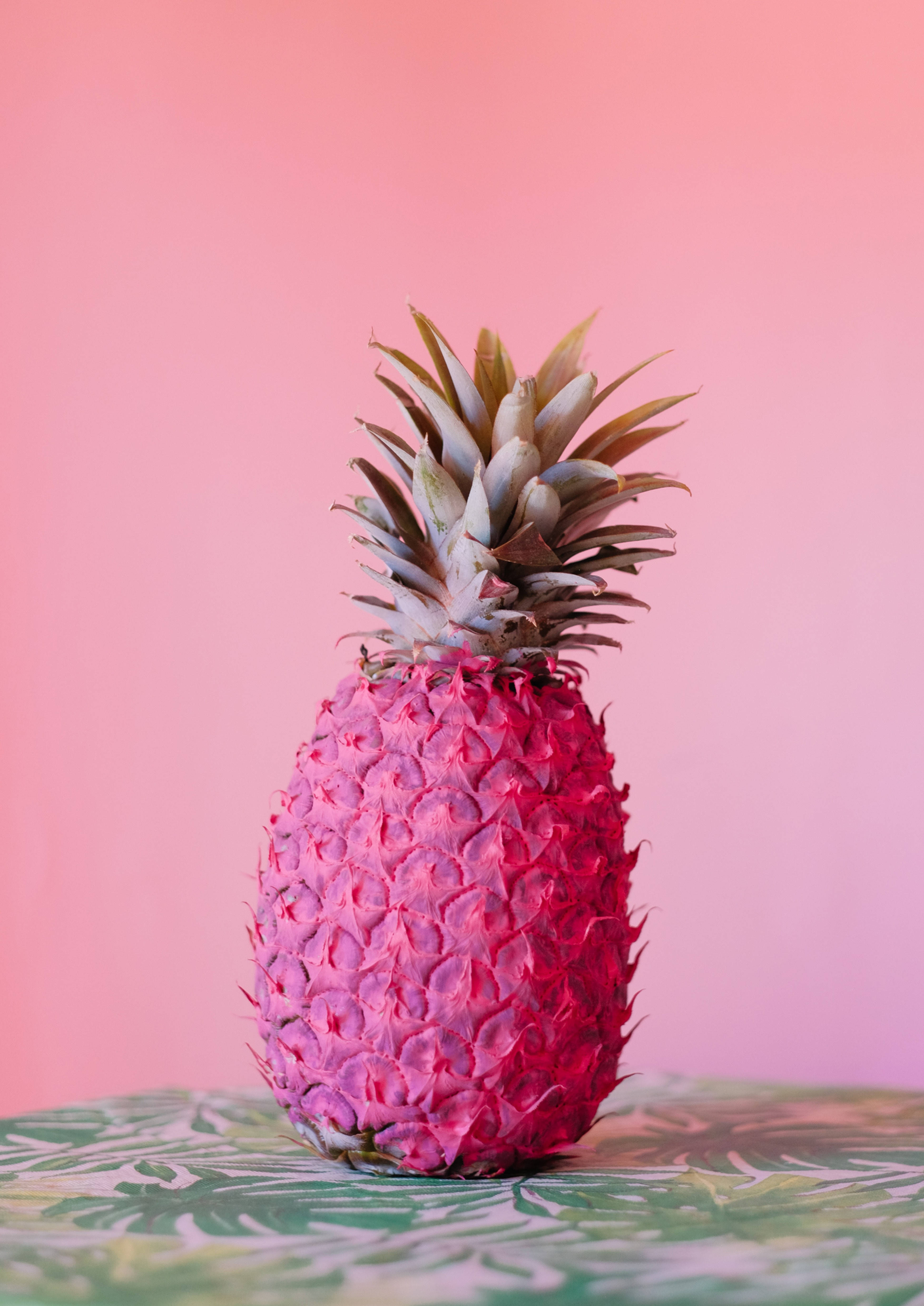 Upea, kirkkaan vaaleanpunainen ananas Taustakuvat