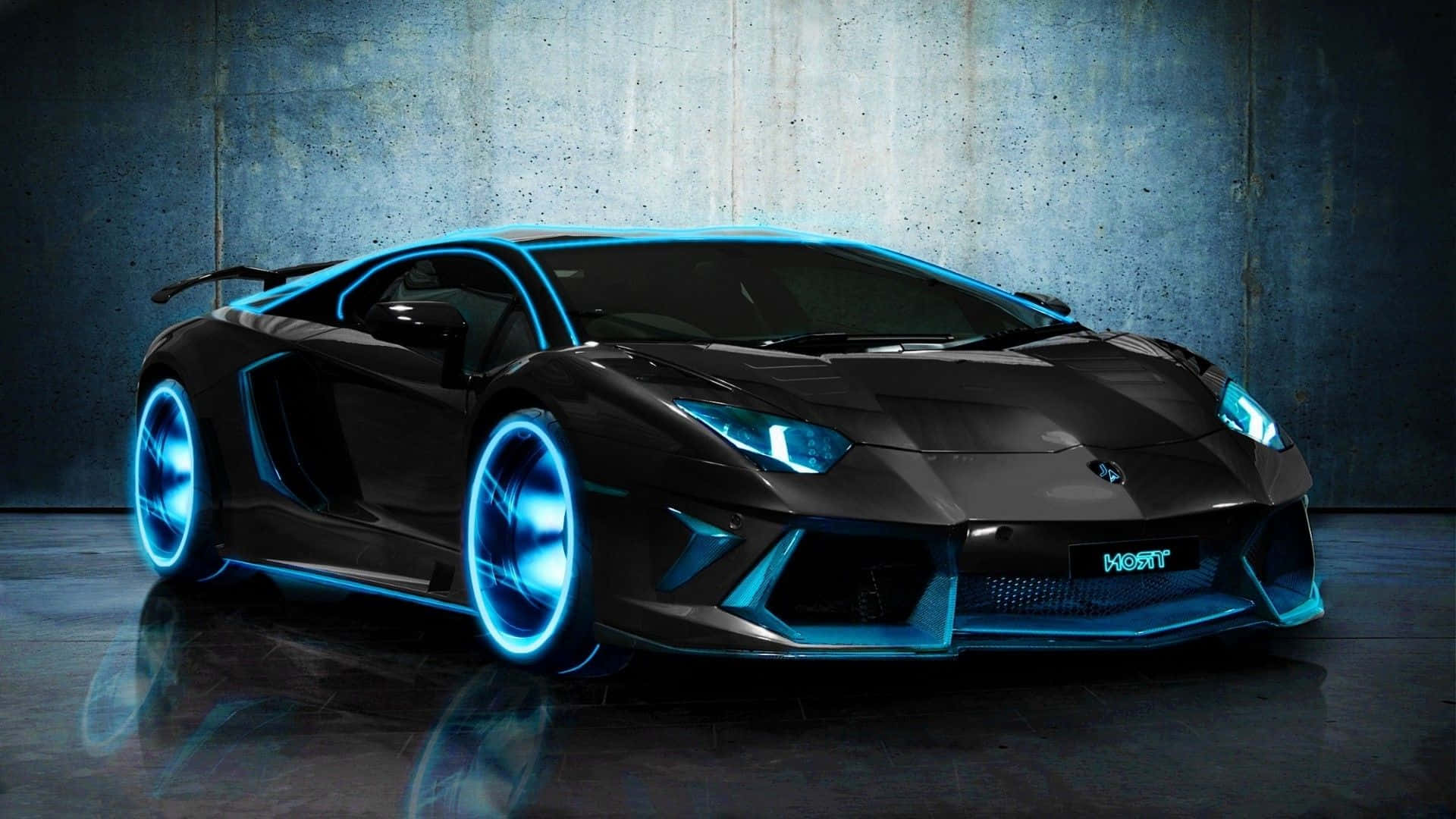 Upea Lamborghini laukkaa asfaltilla Taustakuvat