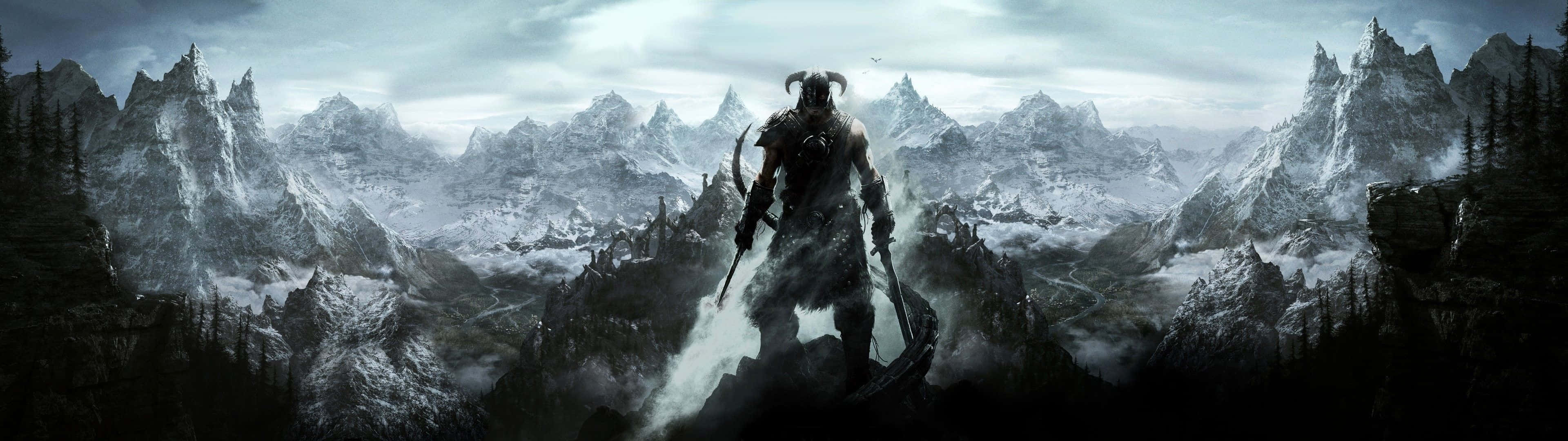 Upea Skyrim Pixel 3 -monitoritausta Taustakuvat