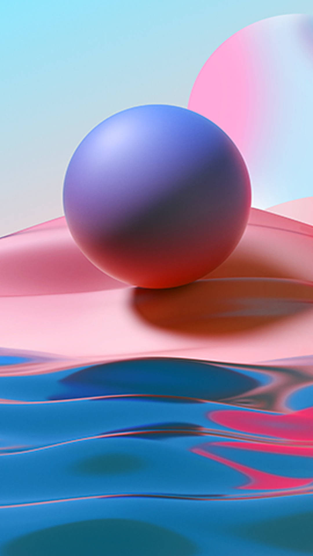 Upea violetti pallo iPhone 7 Original -näytöllä Taustakuvat