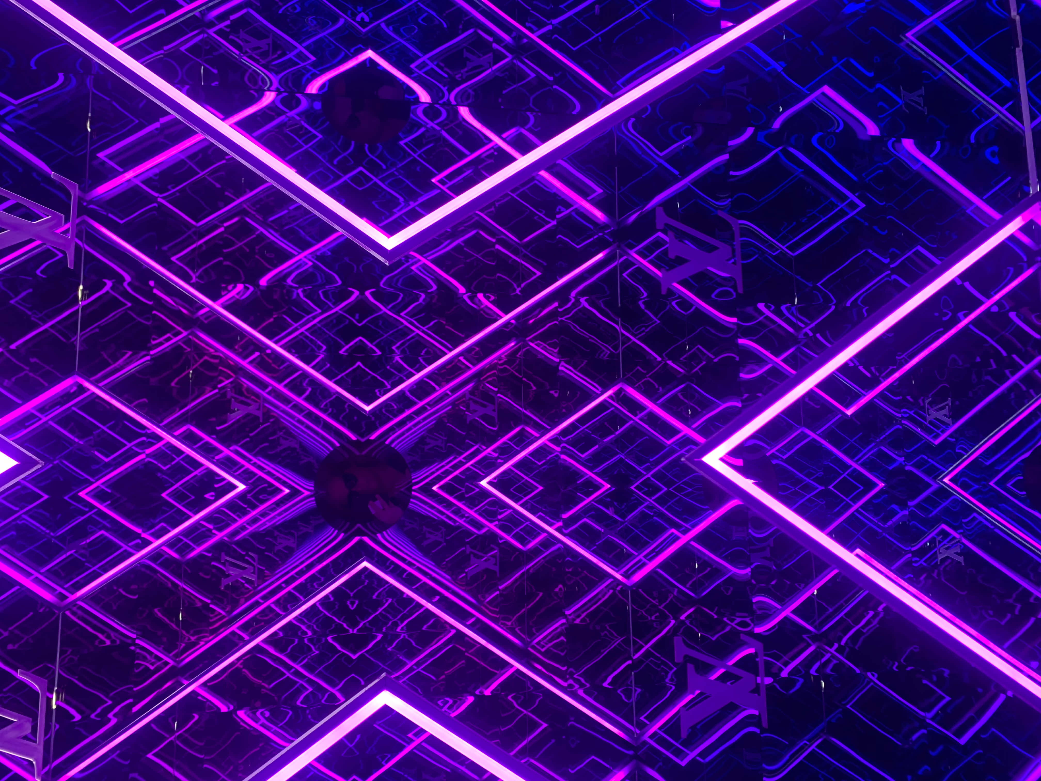 Upeat violetit neonvalot Taustakuvat